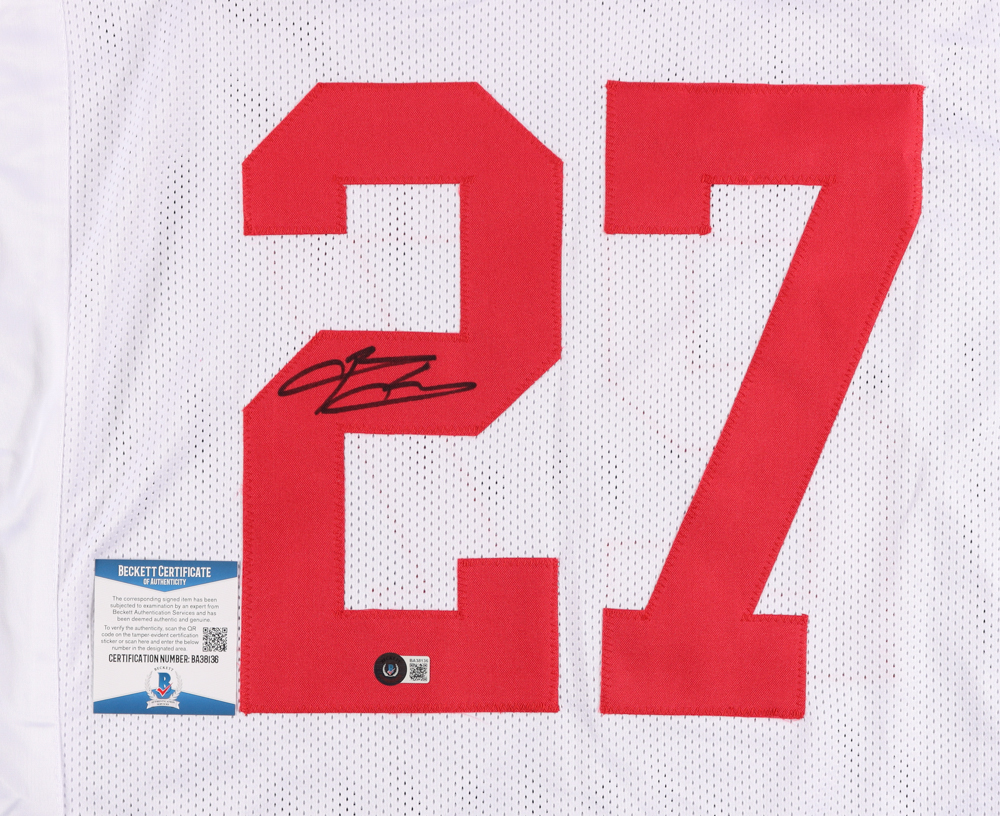 Brandon Jacobs Signed Jersey (Beckett) at PristineAuction.com Brandon Jacobs Signed Jersey (Beckett) at PristineAuction.com