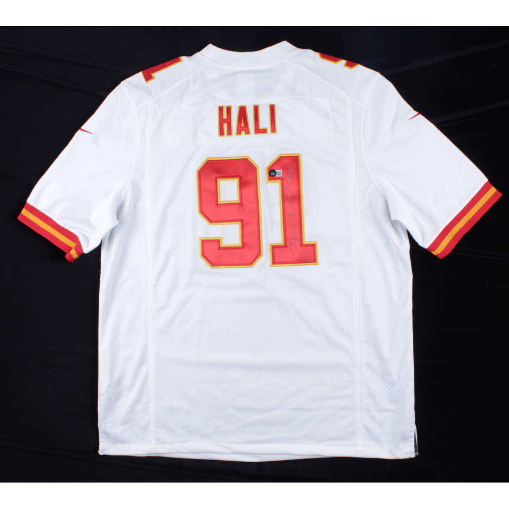 Tamba Hali Signed Chiefs Jersey (Beckett COA) Pristine Auction