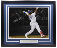 Vladimir Guerrero Jr. Signed Blue Jays Custom Framed Photo Display (Beckett) at PristineAuction.com