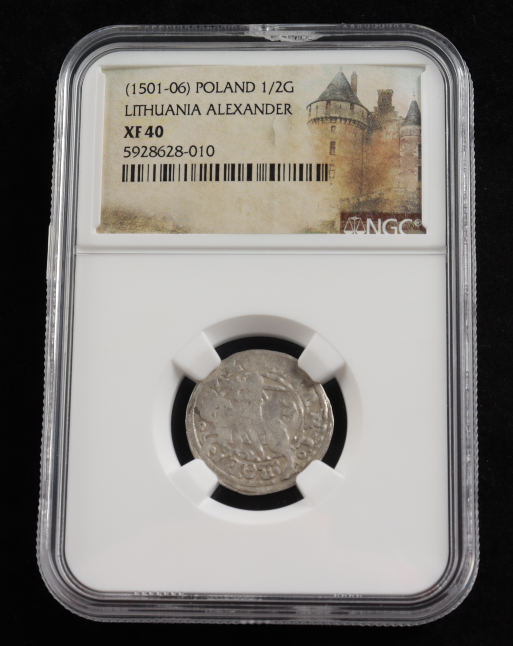 Alexander I (1501-1506) Lithuania 1/2 Groschen Medieval Silver Coin (NGC XF40) at PristineAuction.com Alexander I (1501-1506) Lithuania 1/2 Groschen Medieval Silver Coin (NGC XF40) at PristineAuction.com