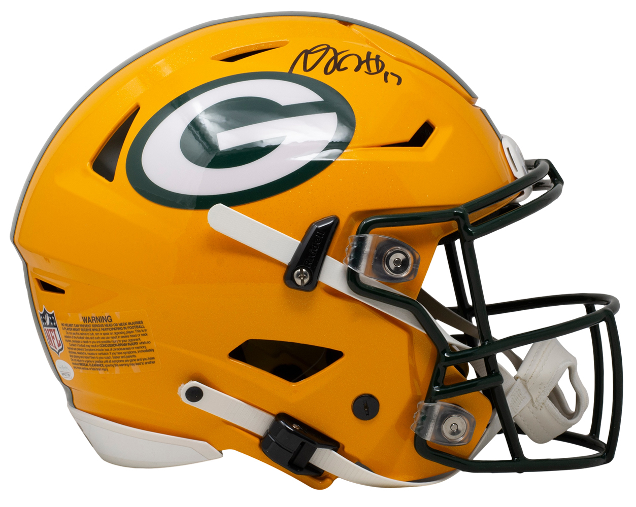 Davante Adams Signed Packers Full-Size Authentic On-Field SpeedFlex Helmet (JSA COA) at PristineAuction.com Davante Adams Signed Packers Full-Size Authentic On-Field SpeedFlex Helmet (JSA COA) at PristineAuction.com