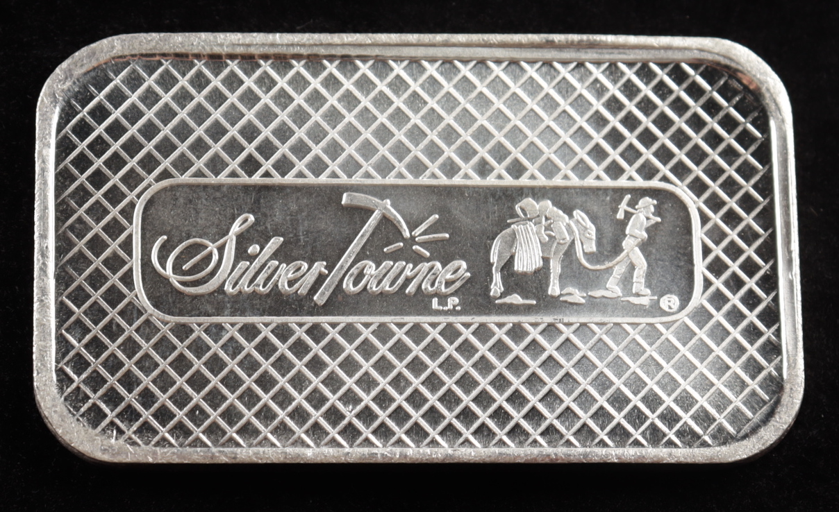 1 Ounce .999 Fine Silver SilverTowne Bullion Bar at PristineAuction.com 1 Ounce .999 Fine Silver SilverTowne Bullion Bar at PristineAuction.com
