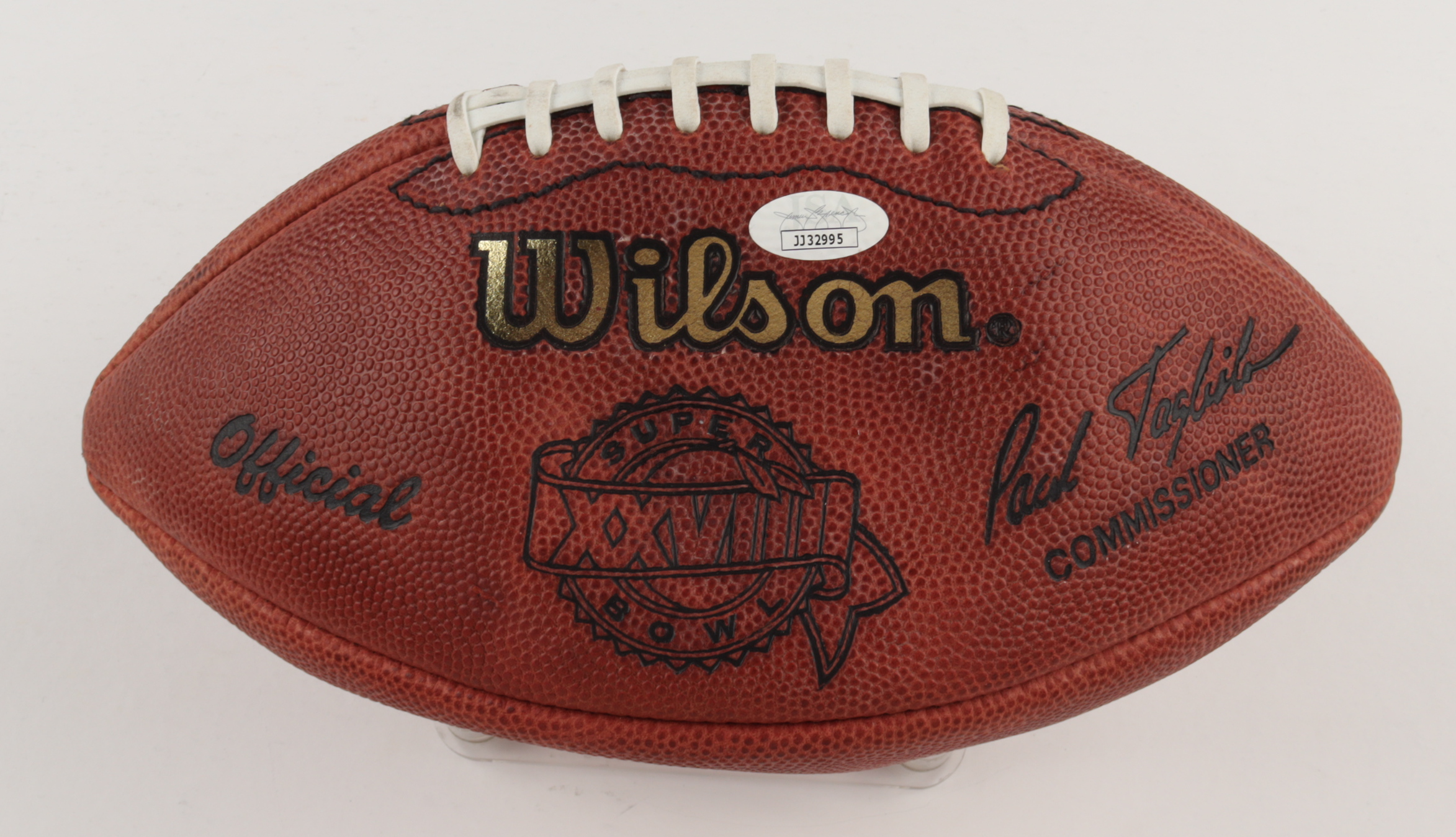 Emmitt Smith Signed Super Bowl XXVIII Official NFL Game Ball (JSA Hologram) (See Description) at PristineAuction.com Emmitt Smith Signed Super Bowl XXVIII Official NFL Game Ball (JSA Hologram) (See Description) at PristineAuction.com