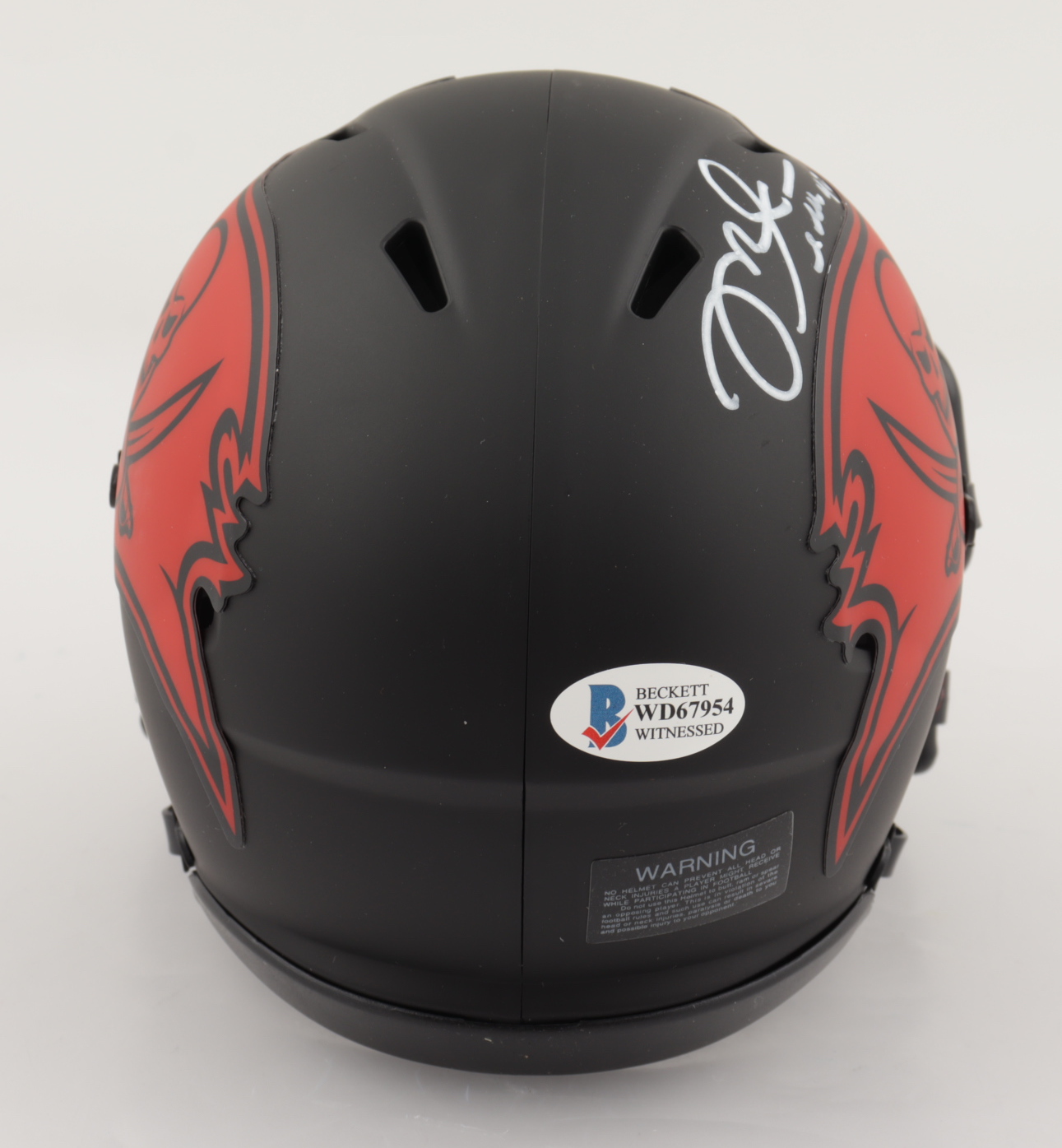 Mike Alstott Signed Buccaneers Eclipse Alternate Speed Mini-Helmet (Beckett COA) at PristineAuction.com Mike Alstott Signed Buccaneers Eclipse Alternate Speed Mini-Helmet (Beckett COA) at PristineAuction.com