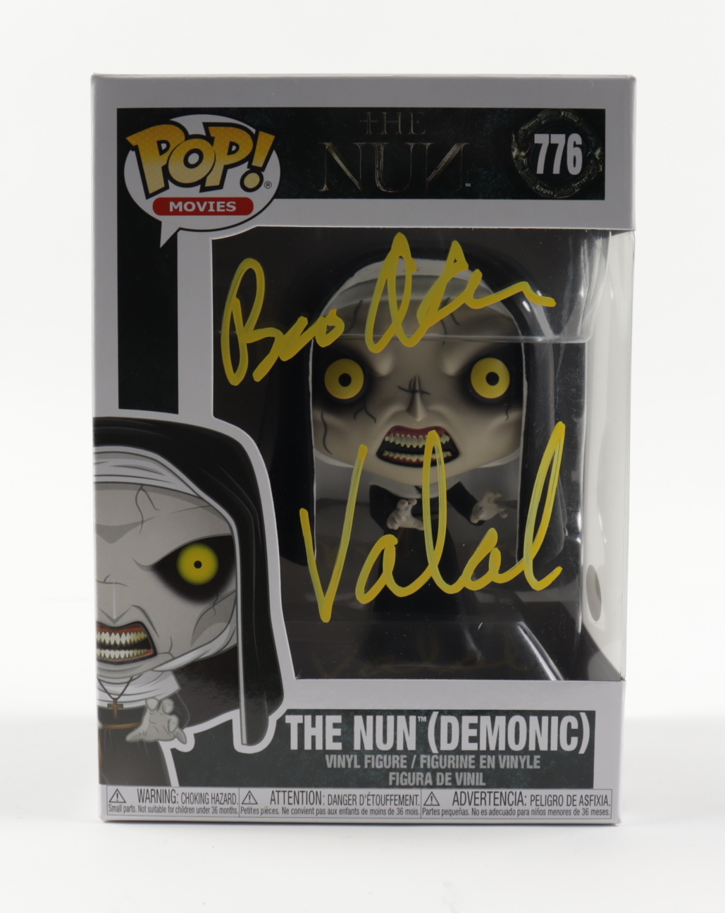 Bonnie Aarons Signed Pop! Movies "The Nun" #776 The Nun (Demonic) Funko Pop! Vinyl Figure Inscribed "Valak" (JSA COA) at PristineAuction.com Bonnie Aarons Signed Pop! Movies "The Nun" #776 The Nun (Demonic) Funko Pop! Vinyl Figure Inscribed "Valak" (JSA COA) at PristineAuction.com