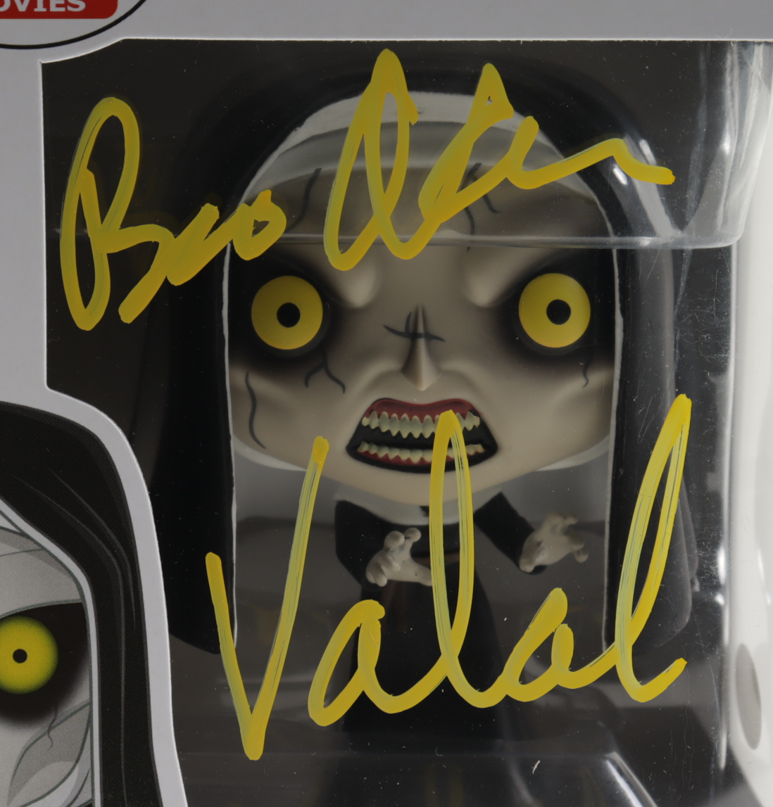 Bonnie Aarons Signed Pop! Movies "The Nun" #776 The Nun (Demonic) Funko Pop! Vinyl Figure Inscribed "Valak" (JSA COA) at PristineAuction.com Bonnie Aarons Signed Pop! Movies "The Nun" #776 The Nun (Demonic) Funko Pop! Vinyl Figure Inscribed "Valak" (JSA COA) at PristineAuction.com