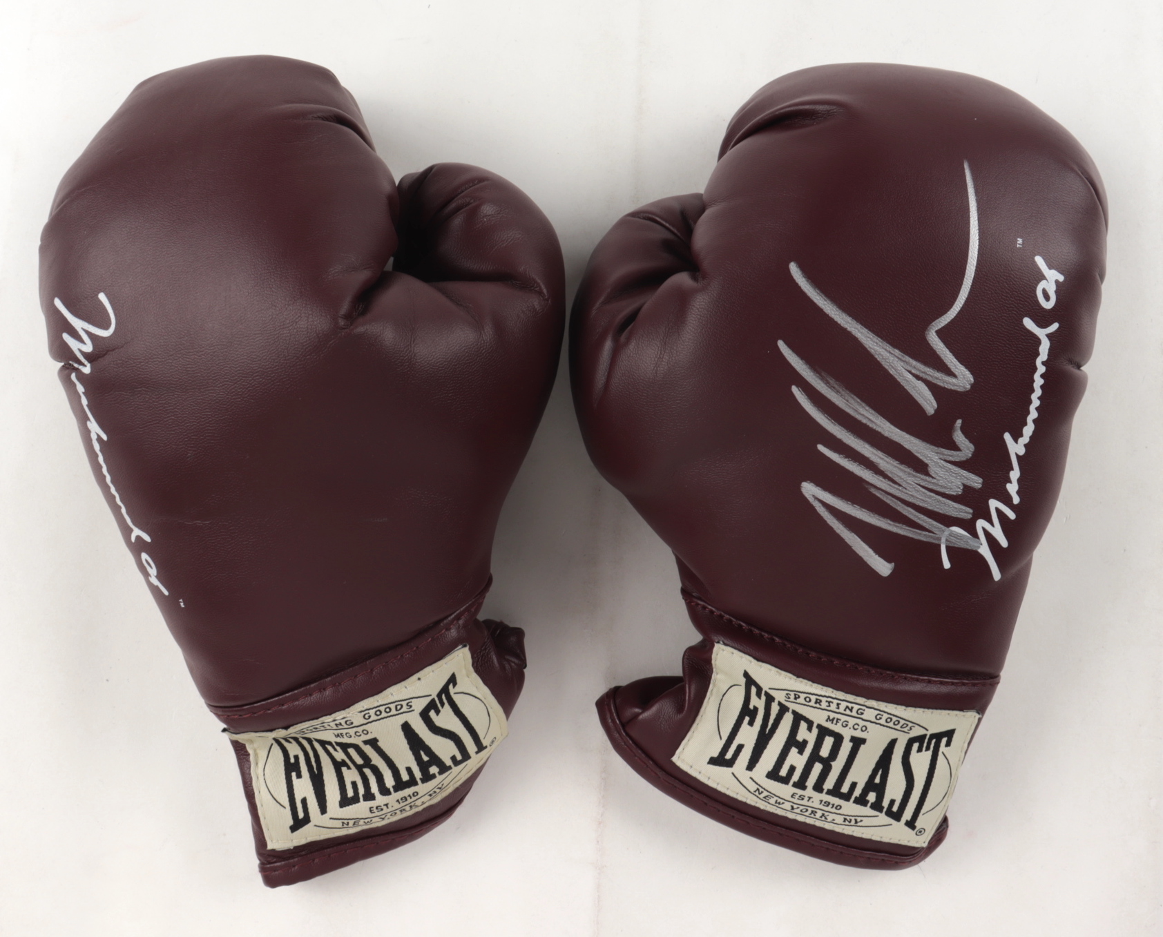 Mike Tyson Signed Pair of Everlast Muhammad Ali Edition Boxing Gloves (PSA COA) at PristineAuction.com Mike Tyson Signed Pair of Everlast Muhammad Ali Edition Boxing Gloves (PSA COA) at PristineAuction.com