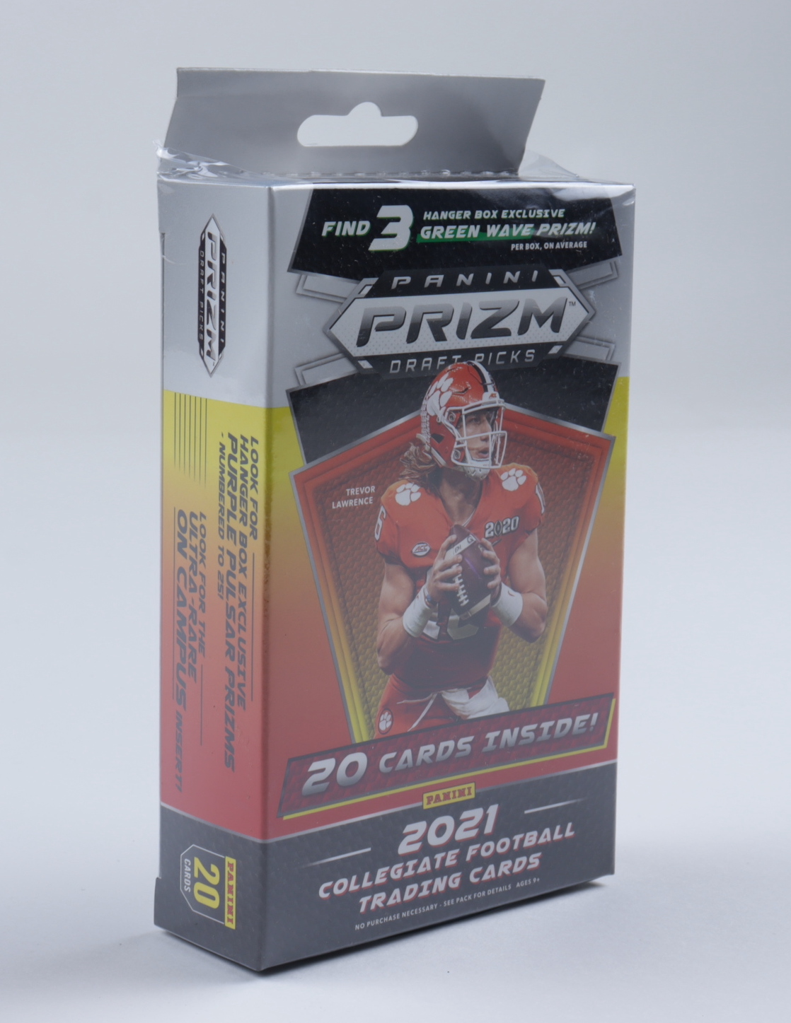 2021 Panini Prizm Draft Picks Football Hanger Box with (20) Cards at PristineAuction.com 2021 Panini Prizm Draft Picks Football Hanger Box with (20) Cards at PristineAuction.com