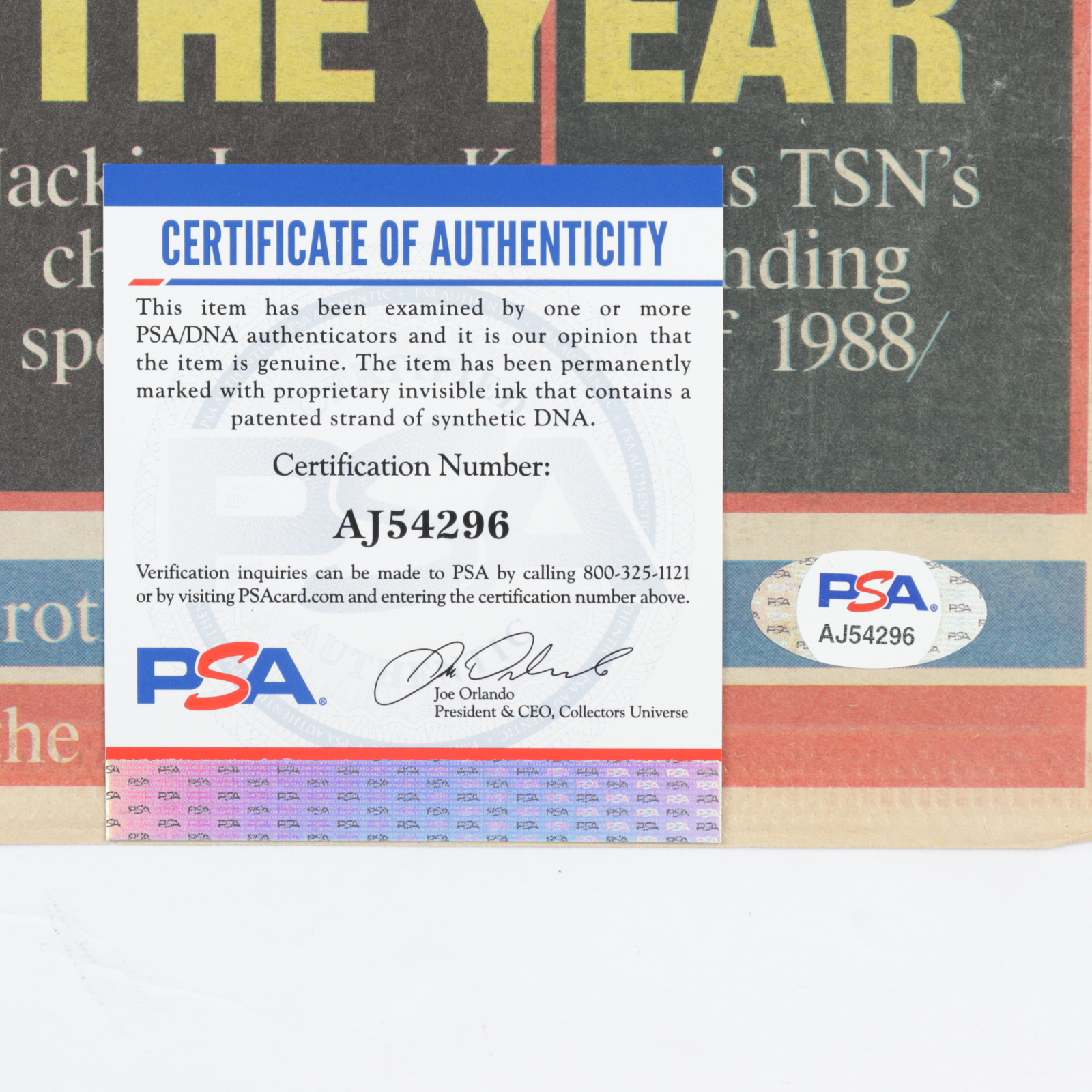 Jackie Joyner-Kersee Signed Sporting News Newspaper Cover (PSA COA) (See Description) at PristineAuction.com Jackie Joyner-Kersee Signed Sporting News Newspaper Cover (PSA COA) (See Description) at PristineAuction.com