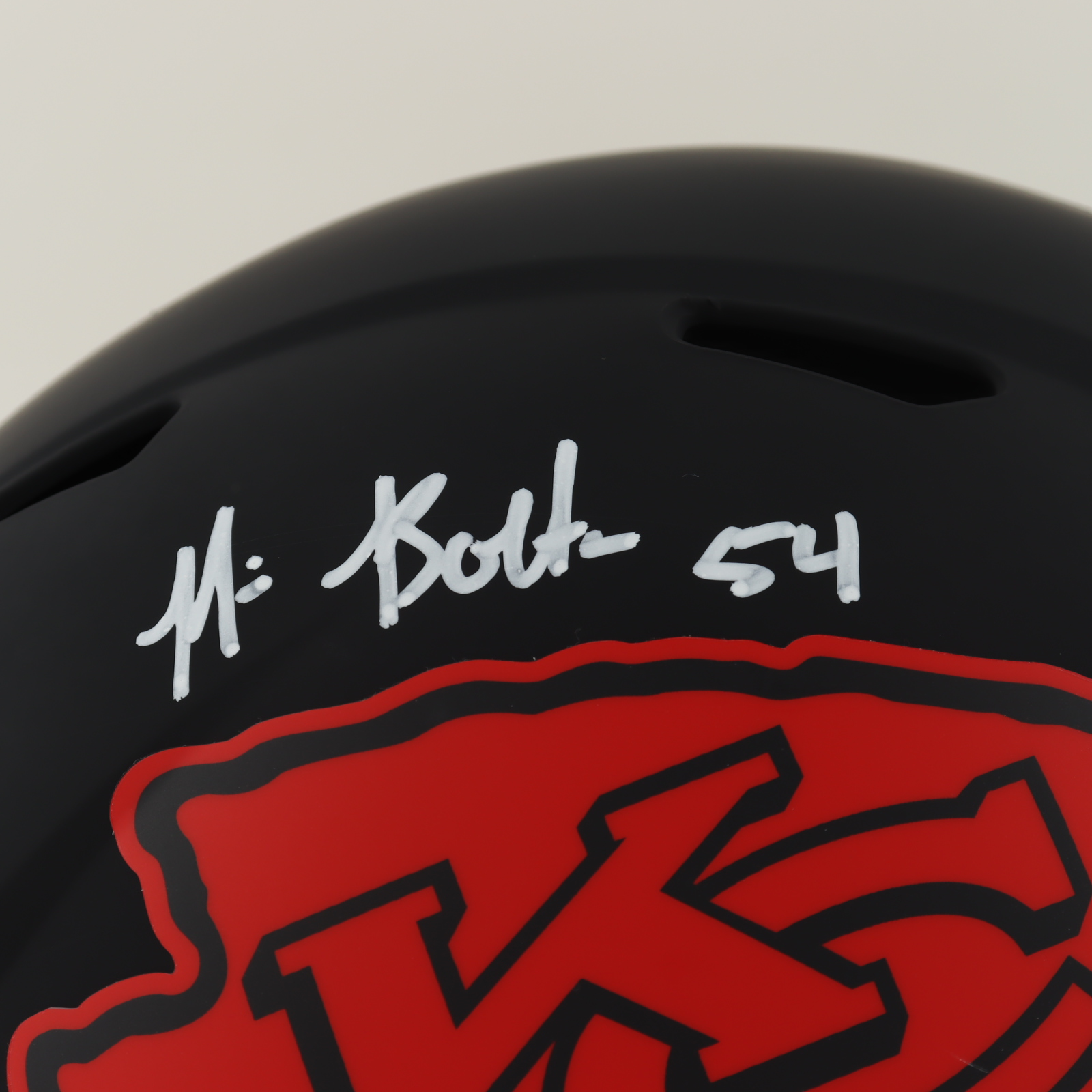 Nick Bolton Signed Chiefs Full-Size Eclipse Alternate Speed Helmet (Beckett Hologram) at PristineAuction.com Nick Bolton Signed Chiefs Full-Size Eclipse Alternate Speed Helmet (Beckett Hologram) at PristineAuction.com