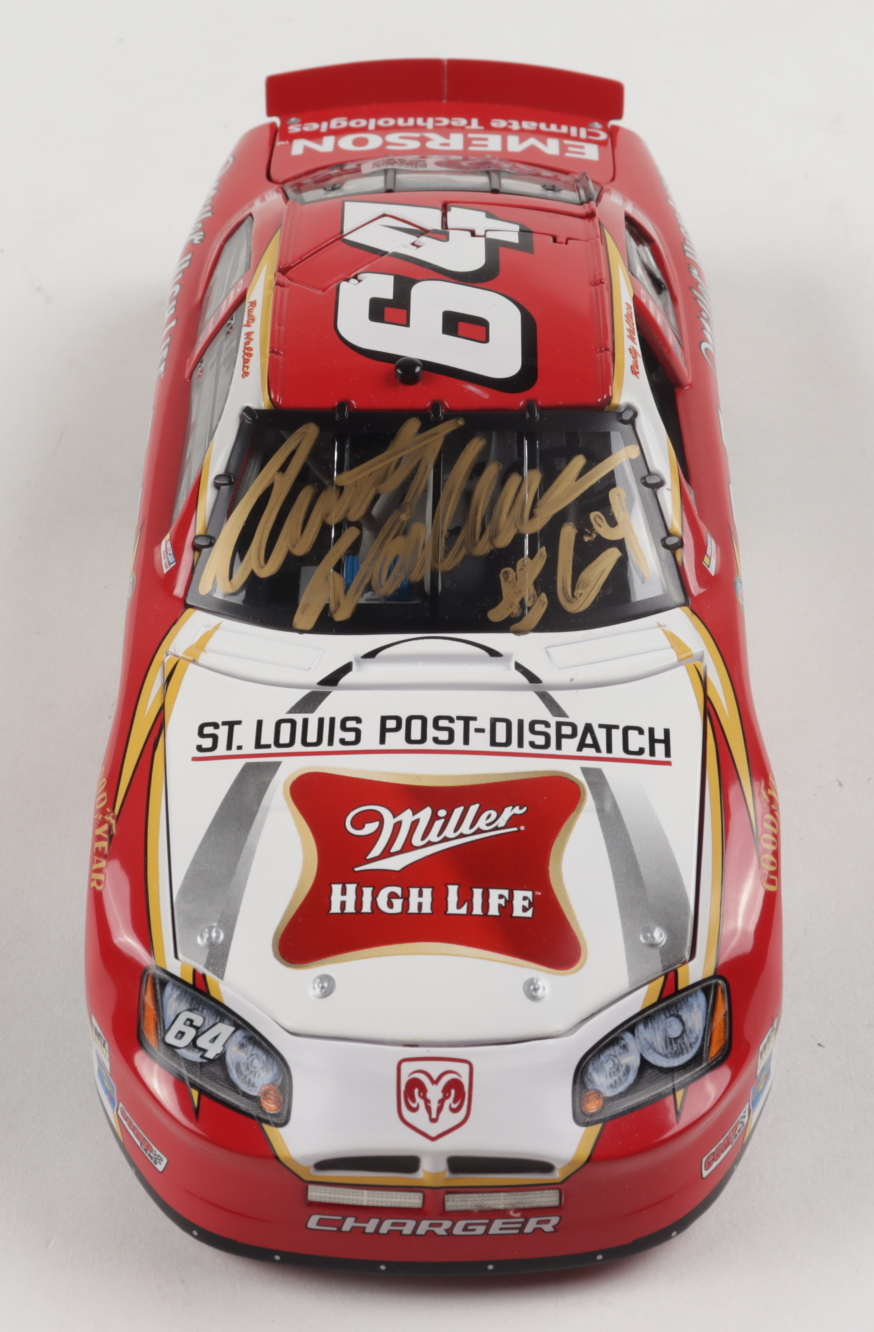 Rusty Wallace Signed LE NASCAR #64 Miller High Life 2005 Charger - Wallace Family Tribute 1:24 Diecast Car (Beckett COA) at PristineAuction.com Rusty Wallace Signed LE NASCAR #64 Miller High Life 2005 Charger - Wallace Family Tribute 1:24 Diecast Car (Beckett COA) at PristineAuction.com
