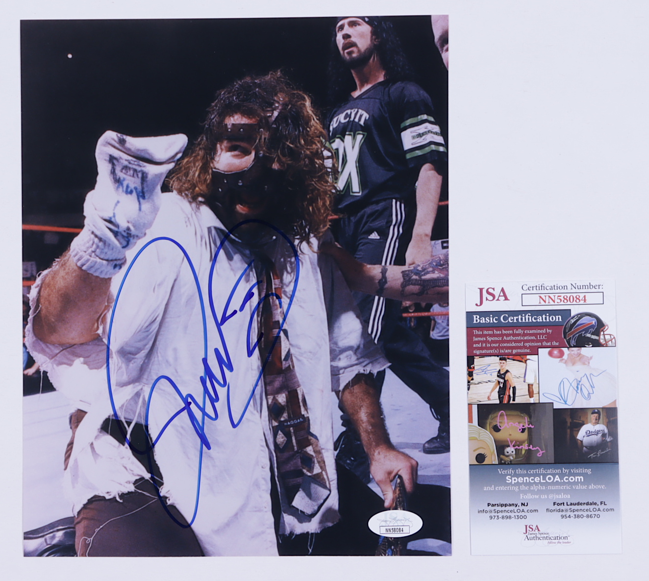 Mick Foley Signed WWE 8x10 Photo (JSA COA) at PristineAuction.com Mick Foley Signed WWE 8x10 Photo (JSA COA) at PristineAuction.com