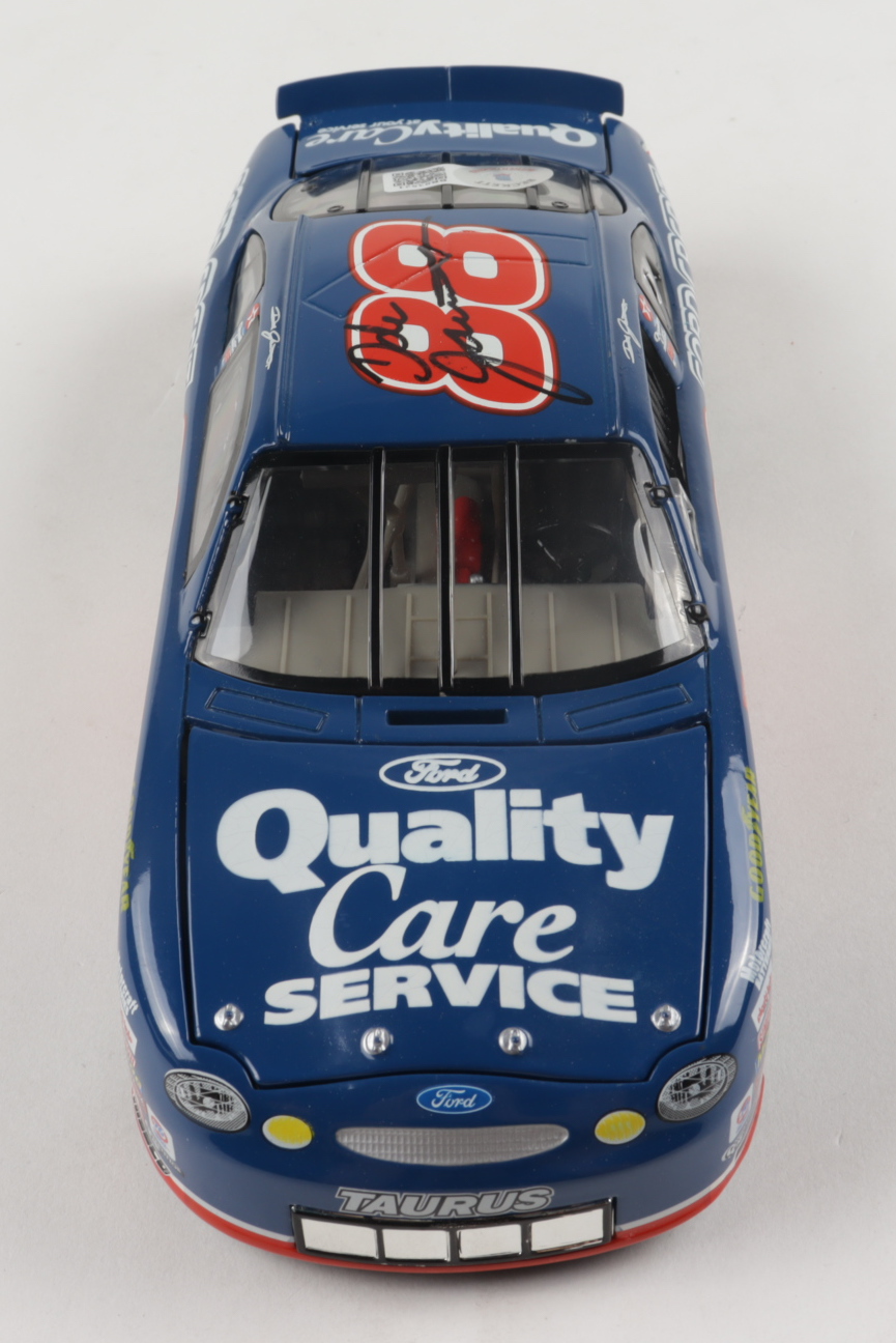 Dale Jarrett Signed LE NASCAR #88 Quality Care 1998 Ford Taurus 1:24 Diecast Car (Beckett COA) at PristineAuction.com Dale Jarrett Signed LE NASCAR #88 Quality Care 1998 Ford Taurus 1:24 Diecast Car (Beckett COA) at PristineAuction.com