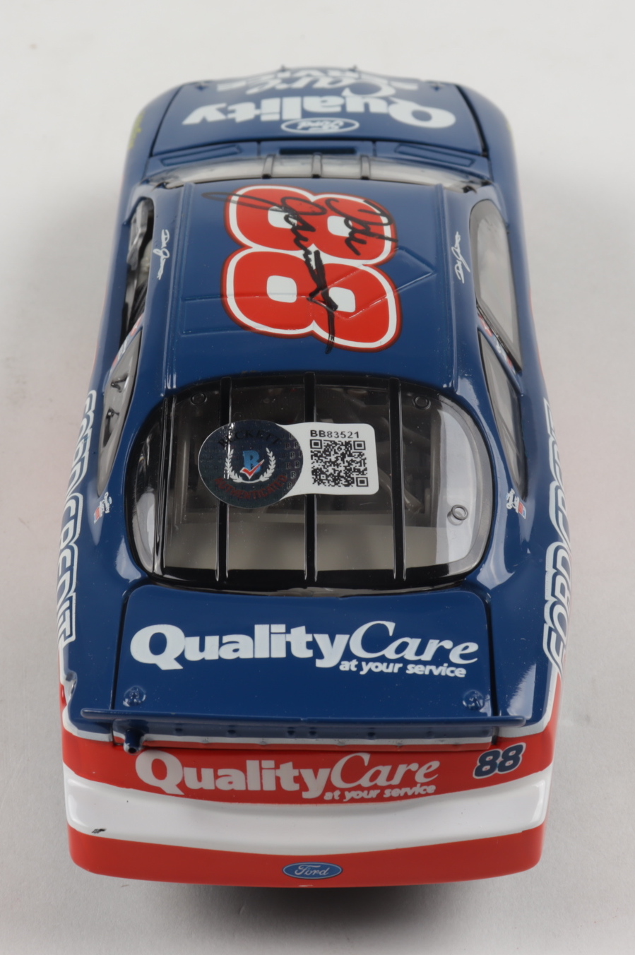 Dale Jarrett Signed LE NASCAR #88 Quality Care 1998 Ford Taurus 1:24 Diecast Car (Beckett COA) at PristineAuction.com Dale Jarrett Signed LE NASCAR #88 Quality Care 1998 Ford Taurus 1:24 Diecast Car (Beckett COA) at PristineAuction.com