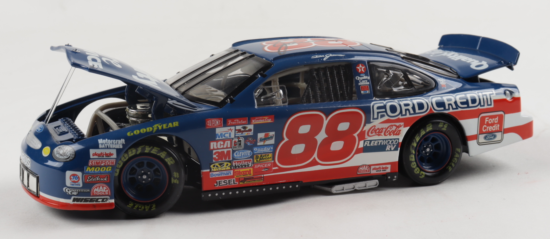 Dale Jarrett Signed LE NASCAR #88 Quality Care 1998 Ford Taurus 1:24 Diecast Car (Beckett COA) at PristineAuction.com Dale Jarrett Signed LE NASCAR #88 Quality Care 1998 Ford Taurus 1:24 Diecast Car (Beckett COA) at PristineAuction.com