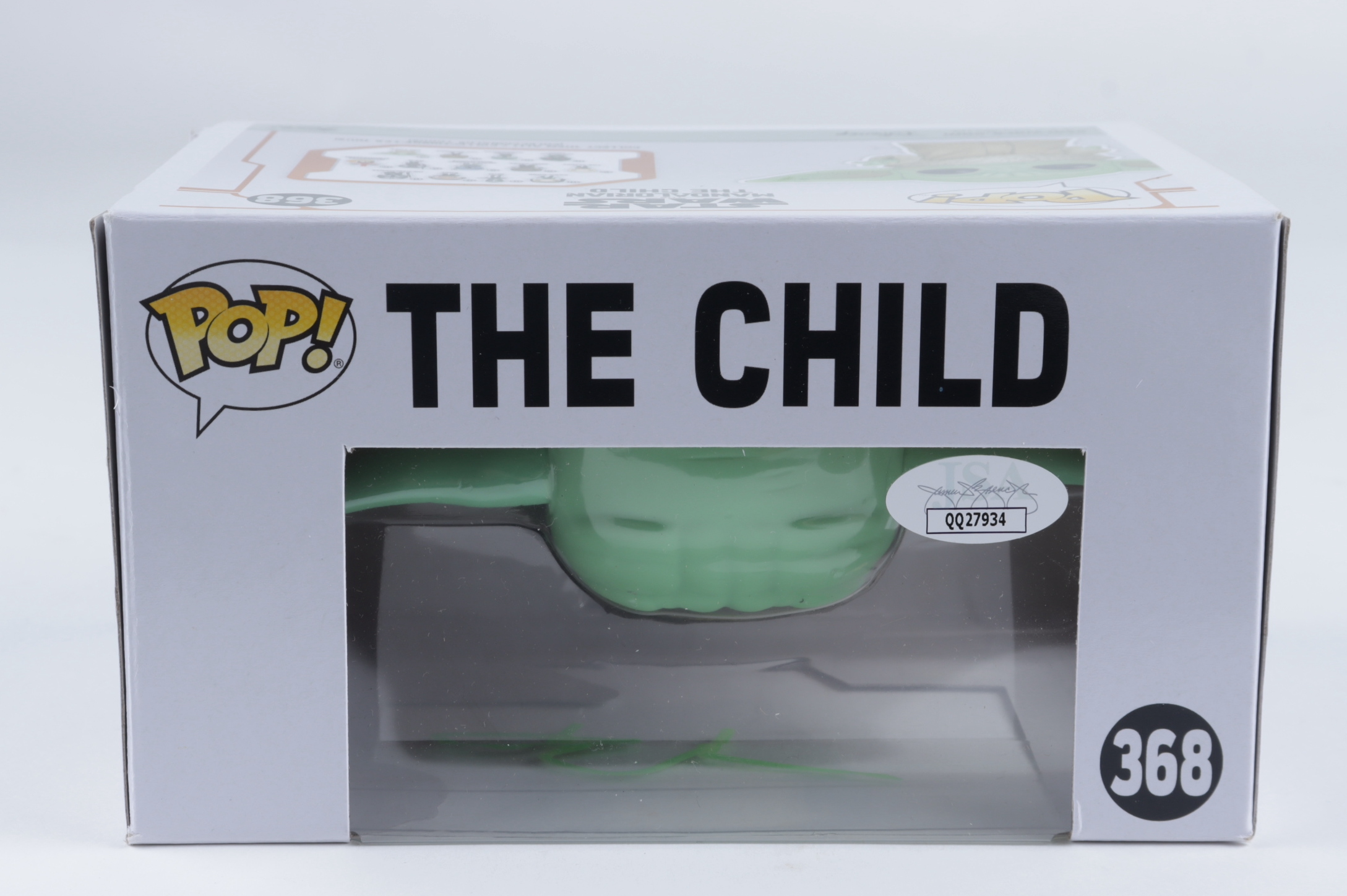 John Rosengrant Signed "Star Wars: The Mandalorian" #368 The Child Funko Pop! Vinyl Figure (JSA COA) at PristineAuction.com John Rosengrant Signed "Star Wars: The Mandalorian" #368 The Child Funko Pop! Vinyl Figure (JSA COA) at PristineAuction.com