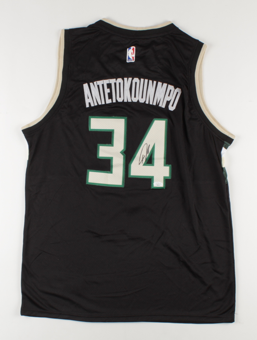 Giannis Antetokounmpo Signed Bucks Jersey (JSA COA) at PristineAuction.com Giannis Antetokounmpo Signed Bucks Jersey (JSA COA) at PristineAuction.com