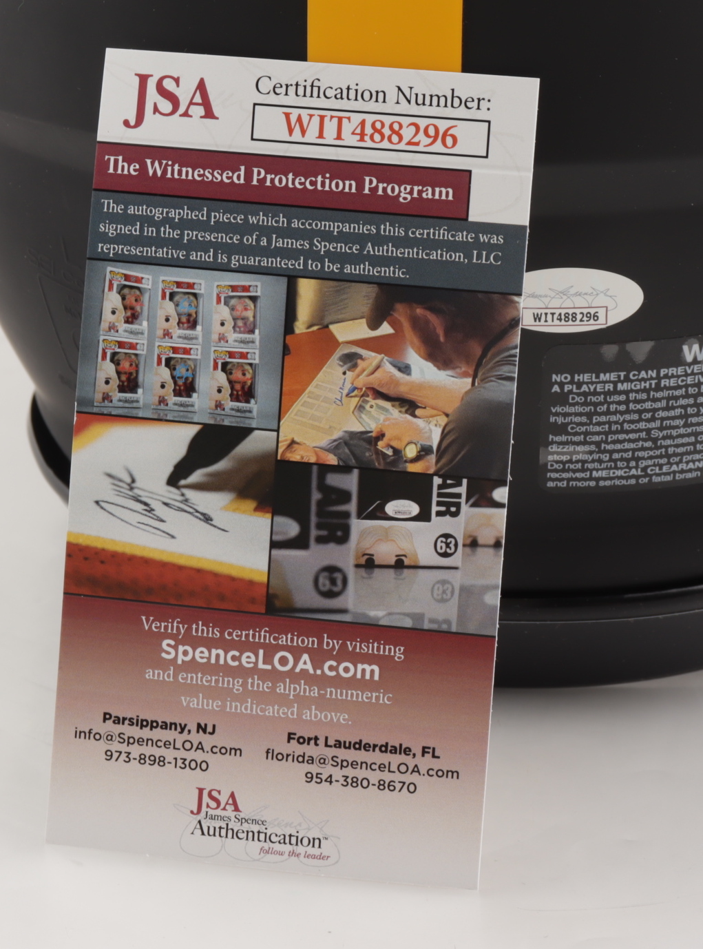 Troy Polamalu Signed Steelers Full-Size Authentic On-Field Eclipse Alternate Speed Helmet Inscribed "HOF 20" (JSA COA) at PristineAuction.com Troy Polamalu Signed Steelers Full-Size Authentic On-Field Eclipse Alternate Speed Helmet Inscribed "HOF 20" (JSA COA) at PristineAuction.com