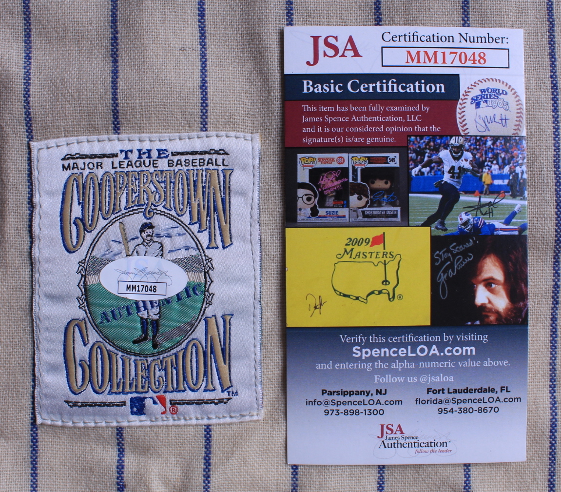 Nolan Ryan Signed Mets Throwback 100th Anniversary Jersey (JSA COA) (See Description) at PristineAuction.com Nolan Ryan Signed Mets Throwback 100th Anniversary Jersey (JSA COA) (See Description) at PristineAuction.com