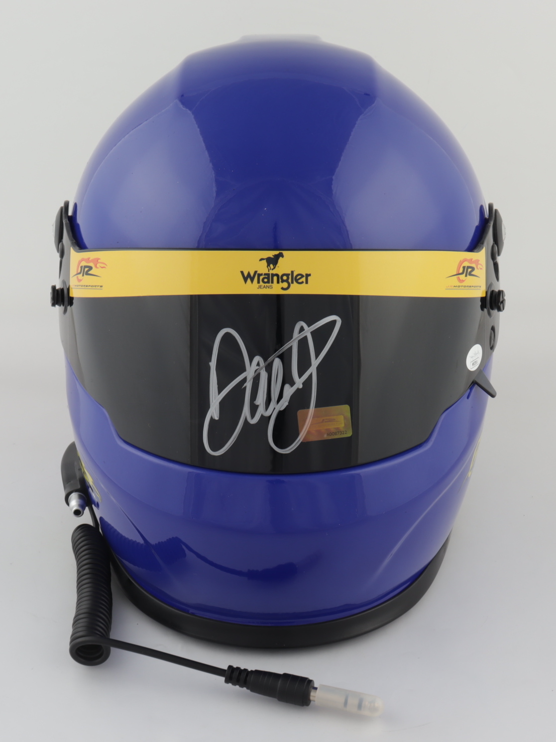 Dale Earnhardt Jr. Signed NASCAR Wrangler #3 Full-Size Helmet (JSA COA & Earnhardt Jr. Hologram) at PristineAuction.com Dale Earnhardt Jr. Signed NASCAR Wrangler #3 Full-Size Helmet (JSA COA & Earnhardt Jr. Hologram) at PristineAuction.com