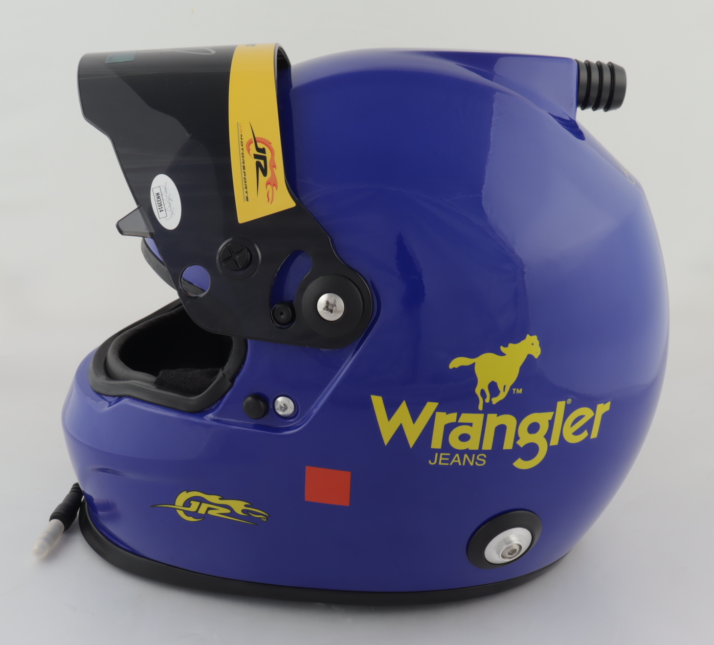 Dale Earnhardt Jr. Signed NASCAR Wrangler #3 Full-Size Helmet (JSA COA & Earnhardt Jr. Hologram) at PristineAuction.com Dale Earnhardt Jr. Signed NASCAR Wrangler #3 Full-Size Helmet (JSA COA & Earnhardt Jr. Hologram) at PristineAuction.com