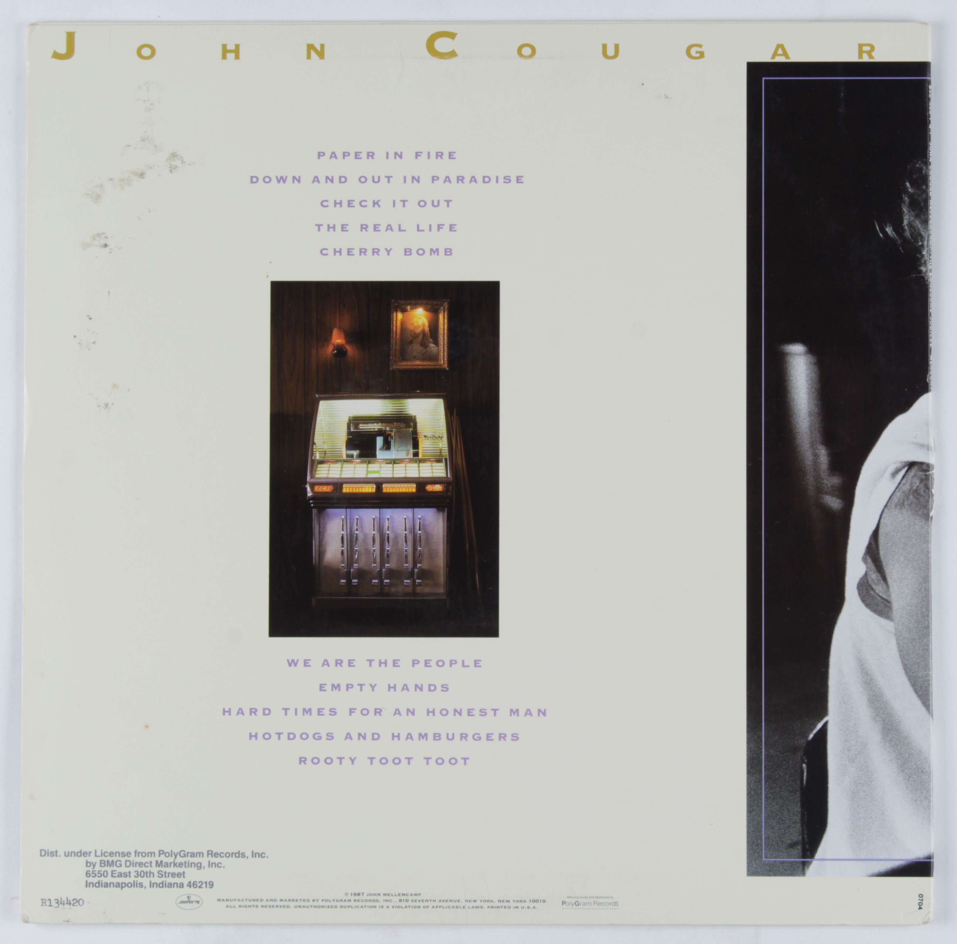 John Mellencamp Signed "The Lonesome Jubilee" Vinyl Record Album (PSA COA) (See Description) at PristineAuction.com John Mellencamp Signed "The Lonesome Jubilee" Vinyl Record Album (PSA COA) (See Description) at PristineAuction.com