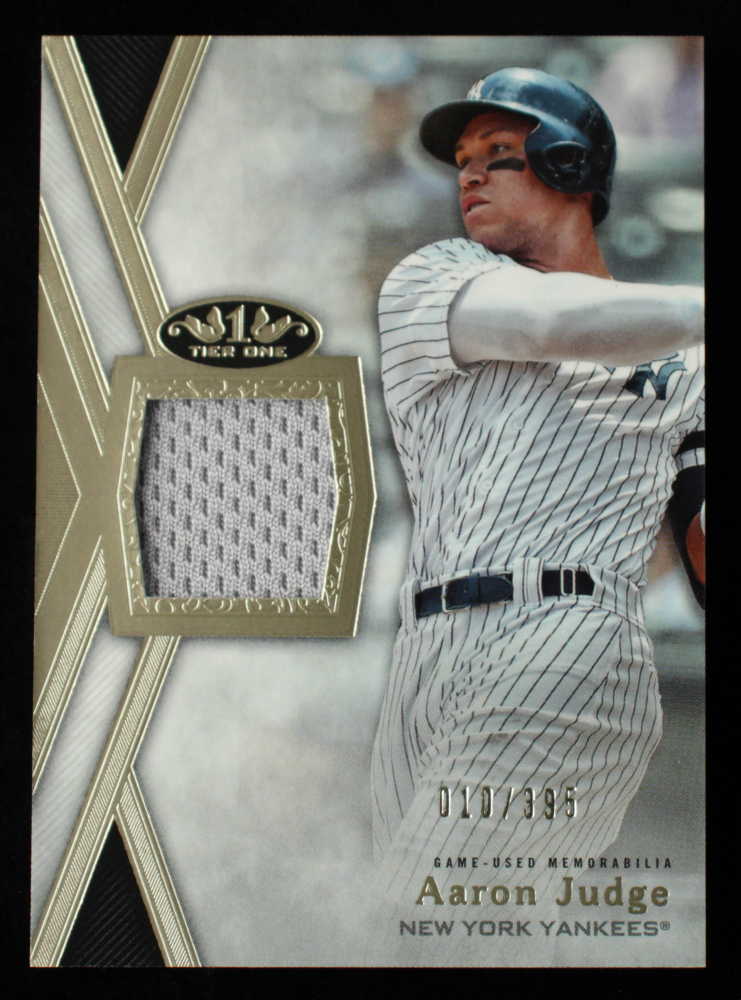 Aaron Judge 2020 Topps Tier One Relics #T1RAJ #10/395