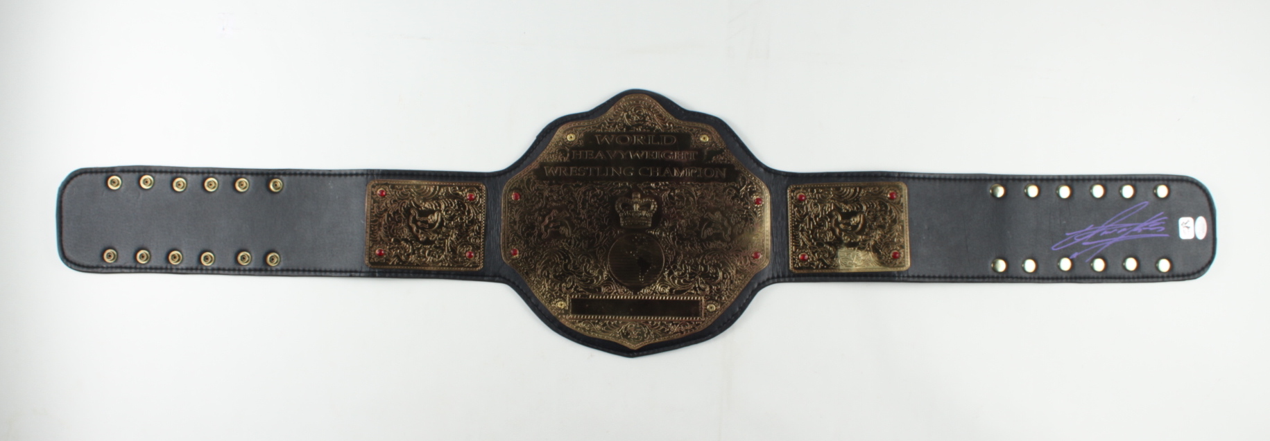 The Undertaker Signed World Heavyweight Wrestling Champion Belt (JSA COA & Fiterman Sports Hologram) at PristineAuction.com The Undertaker Signed World Heavyweight Wrestling Champion Belt (JSA COA & Fiterman Sports Hologram) at PristineAuction.com