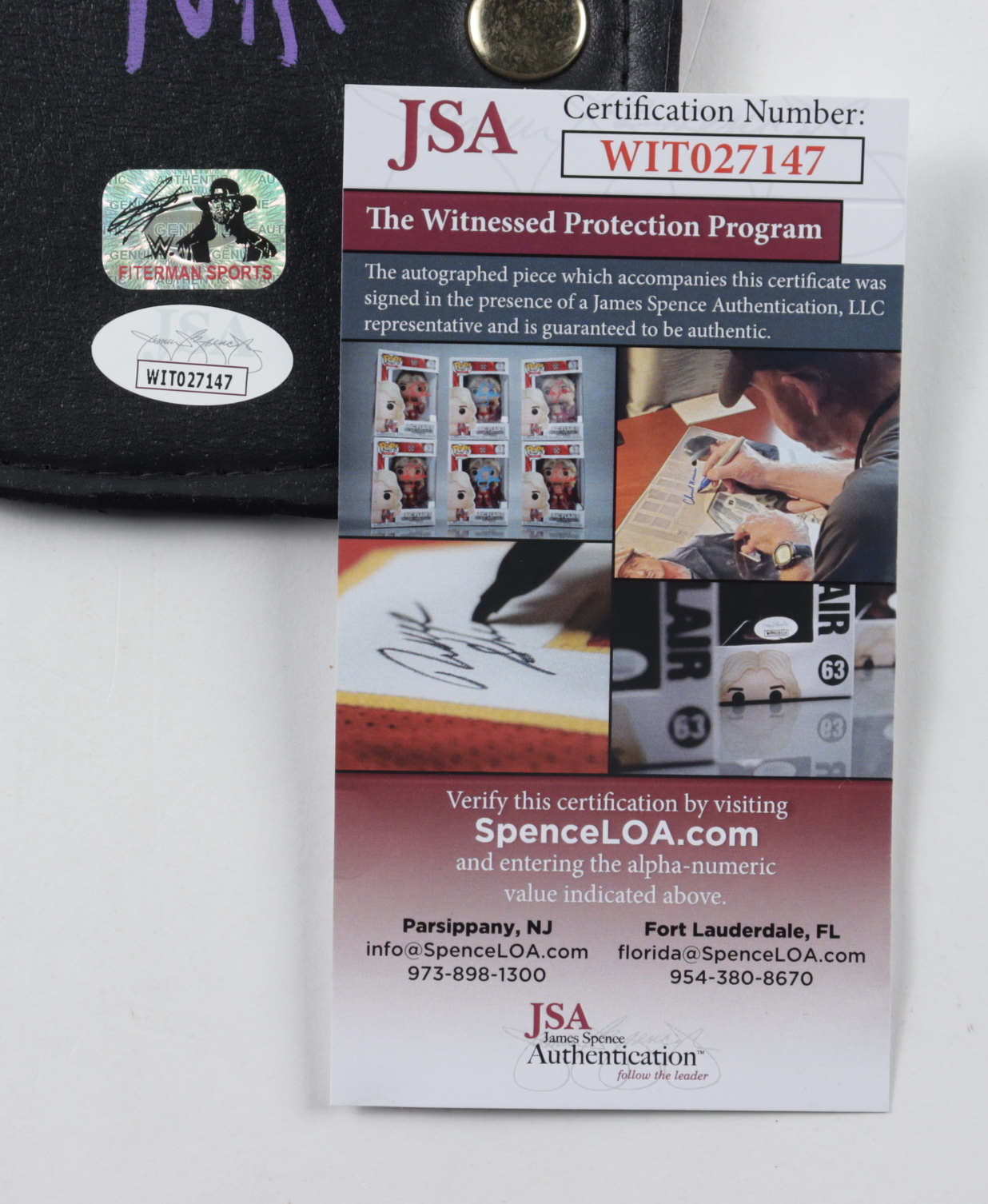 The Undertaker Signed World Heavyweight Wrestling Champion Belt (JSA COA & Fiterman Sports Hologram) at PristineAuction.com The Undertaker Signed World Heavyweight Wrestling Champion Belt (JSA COA & Fiterman Sports Hologram) at PristineAuction.com