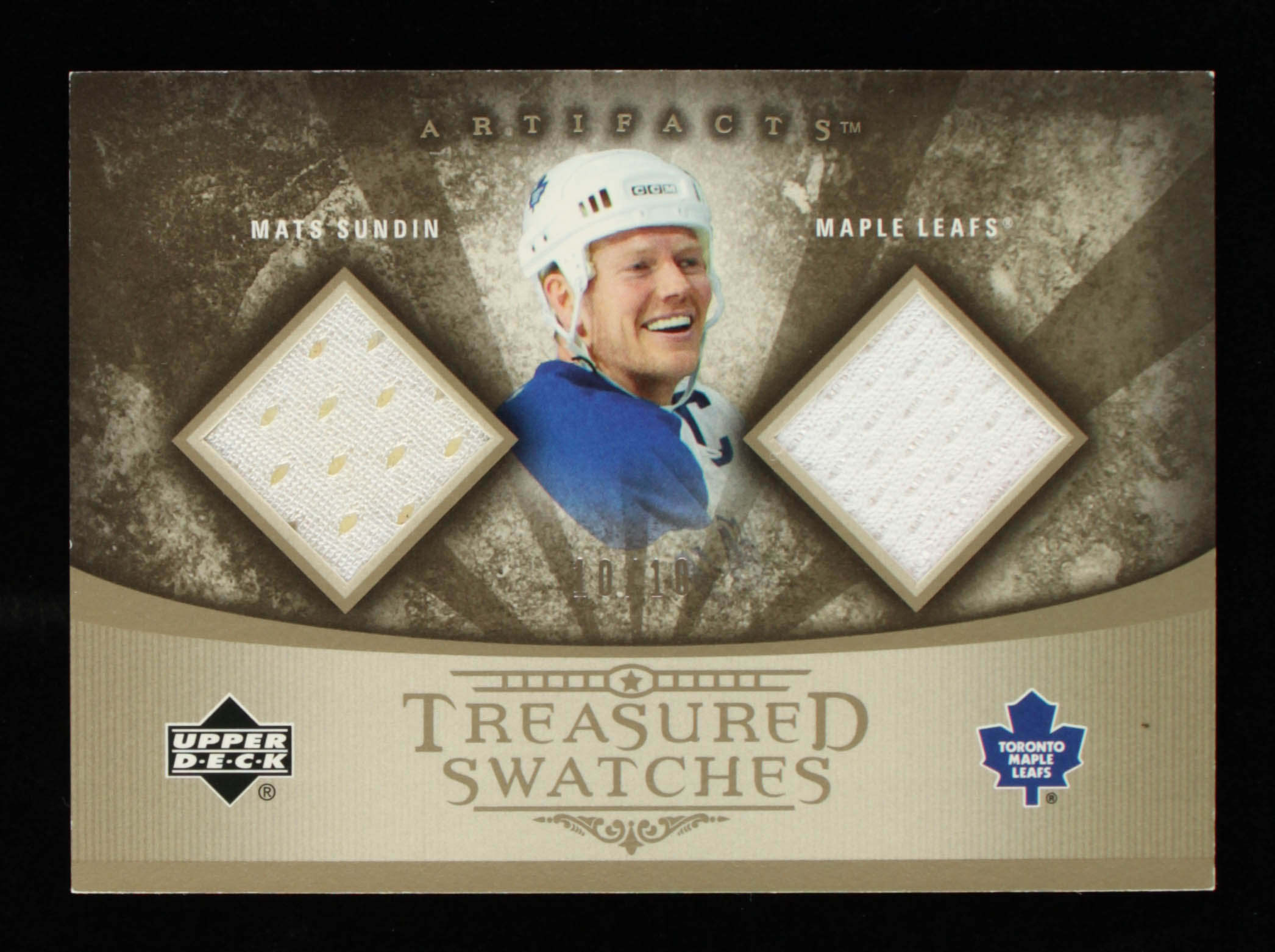 Mats Sundin 2005-06 Artifacts Treasured Swatches Dual Pewter #TSDSU #10/10 at PristineAuction.com Mats Sundin 2005-06 Artifacts Treasured Swatches Dual Pewter #TSDSU #10/10 at PristineAuction.com