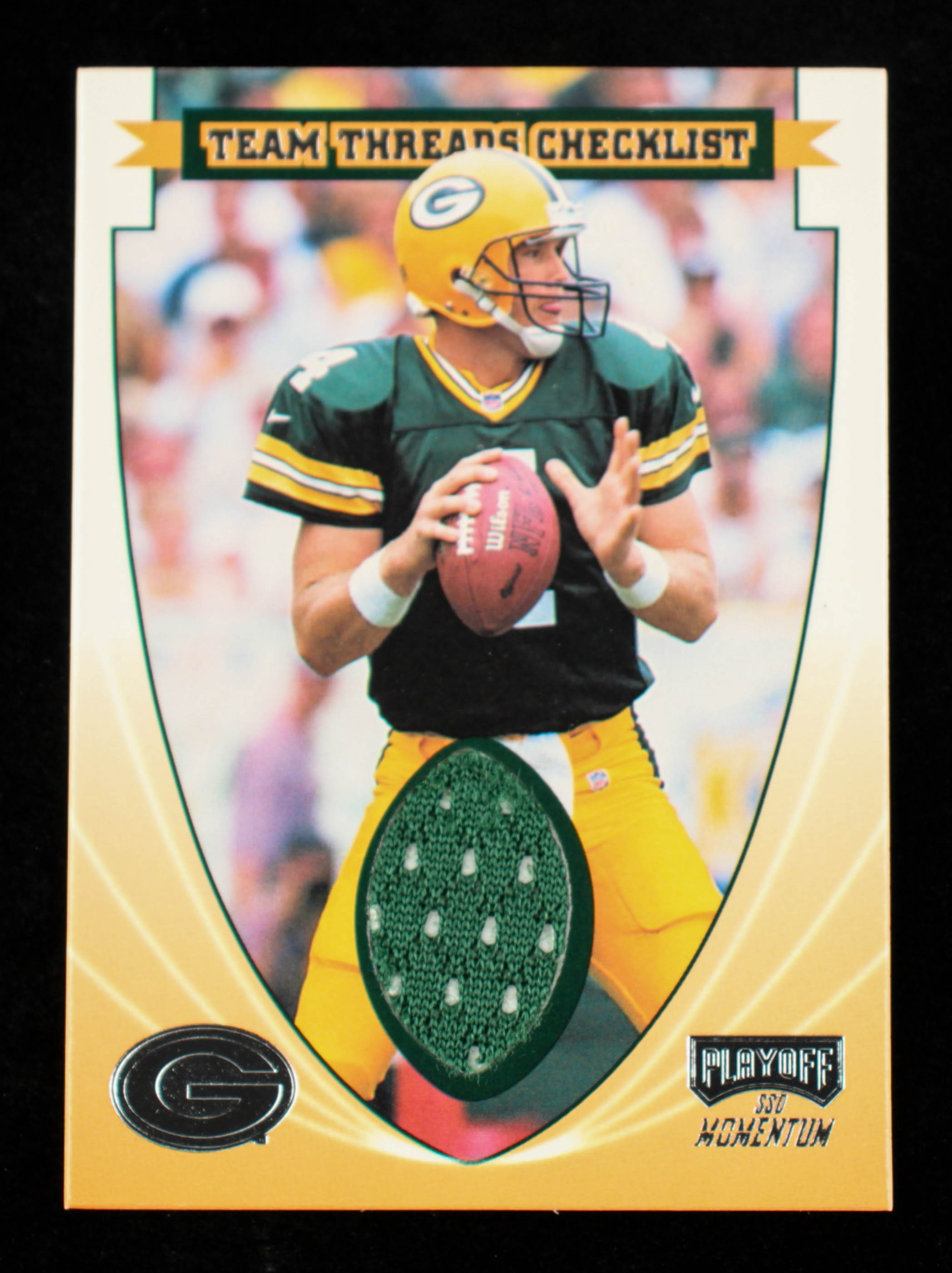 Brett Favre 1999 Playoff Momentum SSD Team Thread Checklists #TTC25 at PristineAuction.com Brett Favre 1999 Playoff Momentum SSD Team Thread Checklists #TTC25 at PristineAuction.com