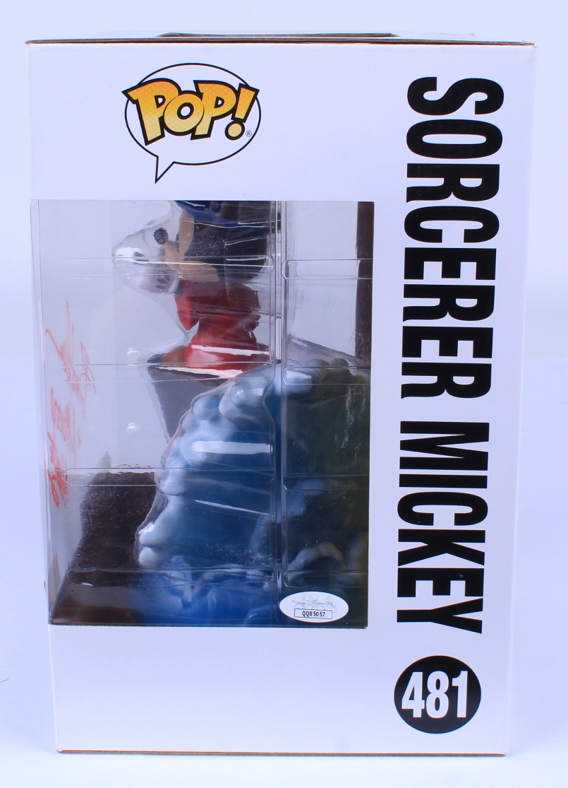 Bret Iwan Signed Disney "Sorcerer Mickey" #481 Large 10" Funko Pop! Vinyl Figure Inscribed "Mickey Mouse" (JSA COA) at PristineAuction.com Bret Iwan Signed Disney "Sorcerer Mickey" #481 Large 10" Funko Pop! Vinyl Figure Inscribed "Mickey Mouse" (JSA COA) at PristineAuction.com