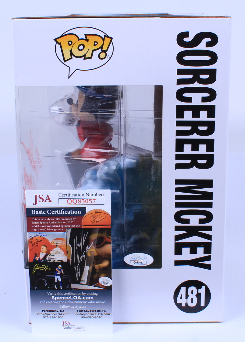 Bret Iwan Signed Disney "Sorcerer Mickey" #481 Large 10" Funko Pop! Vinyl Figure Inscribed "Mickey Mouse" (JSA COA) at PristineAuction.com Bret Iwan Signed Disney "Sorcerer Mickey" #481 Large 10" Funko Pop! Vinyl Figure Inscribed "Mickey Mouse" (JSA COA) at PristineAuction.com