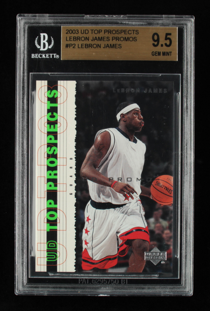 upper deck lebron james top prospect