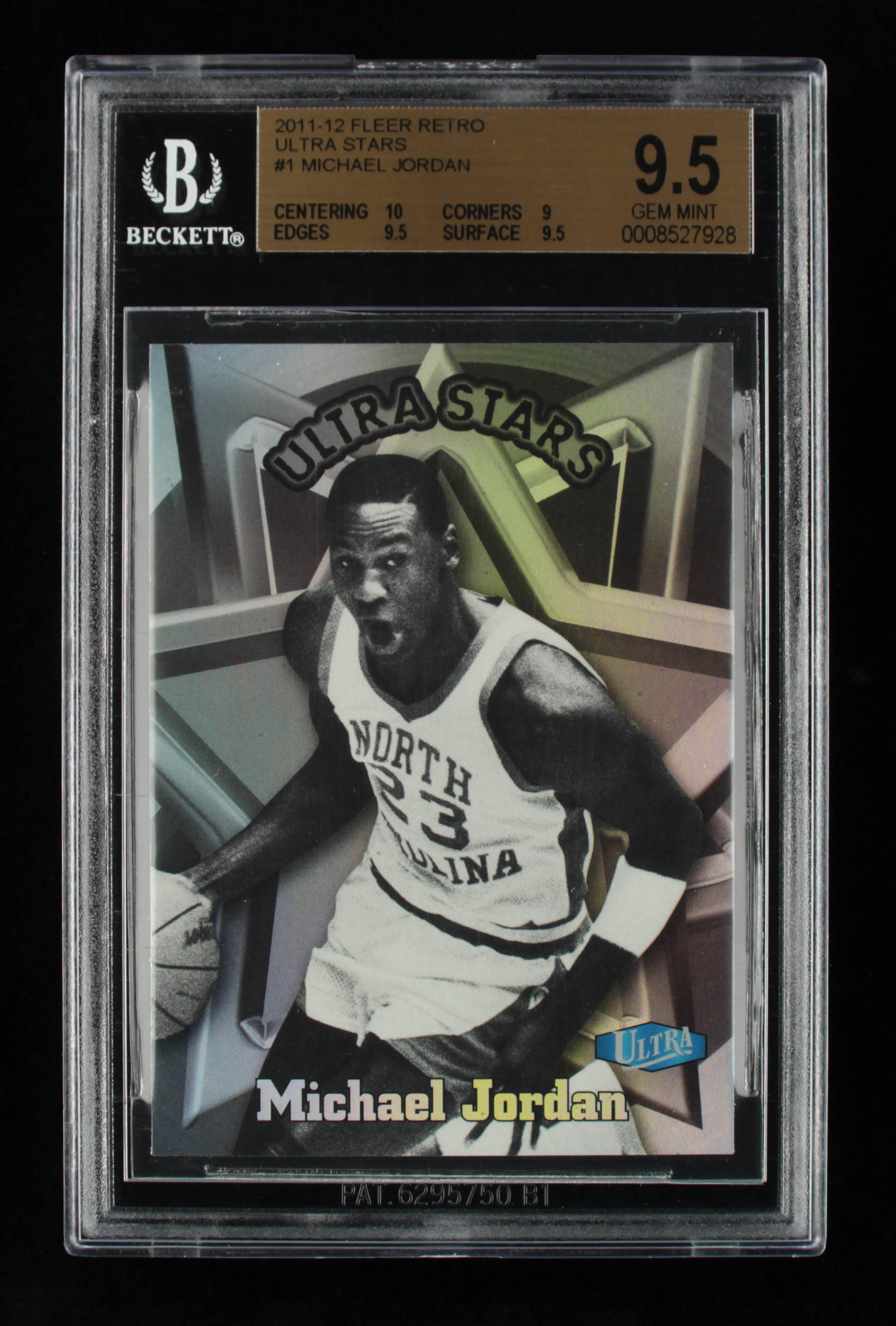 Michael Jordan 2011-12 Fleer Retro Ultra Stars #1 (BGS 9.5) at PristineAuction.com Michael Jordan 2011-12 Fleer Retro Ultra Stars #1 (BGS 9.5) at PristineAuction.com