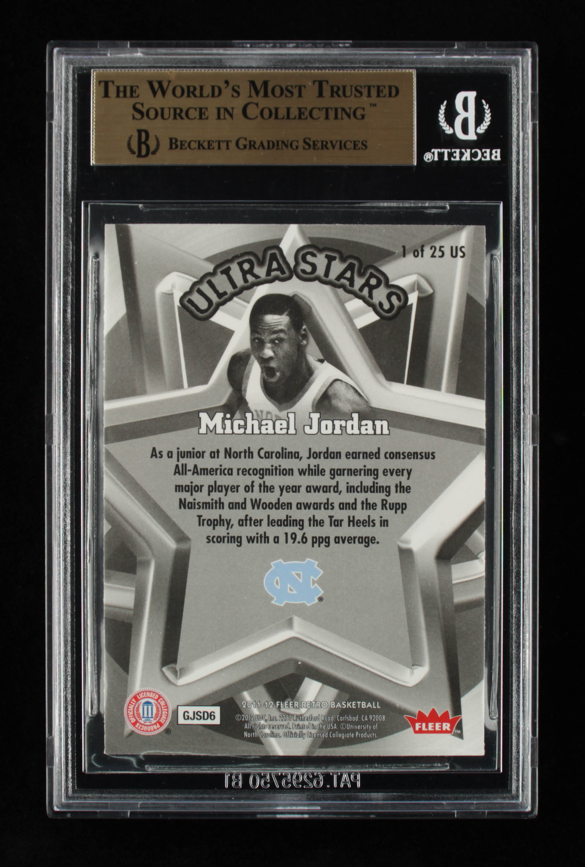 Michael Jordan 2011-12 Fleer Retro Ultra Stars #1 (BGS 9.5) at PristineAuction.com Michael Jordan 2011-12 Fleer Retro Ultra Stars #1 (BGS 9.5) at PristineAuction.com