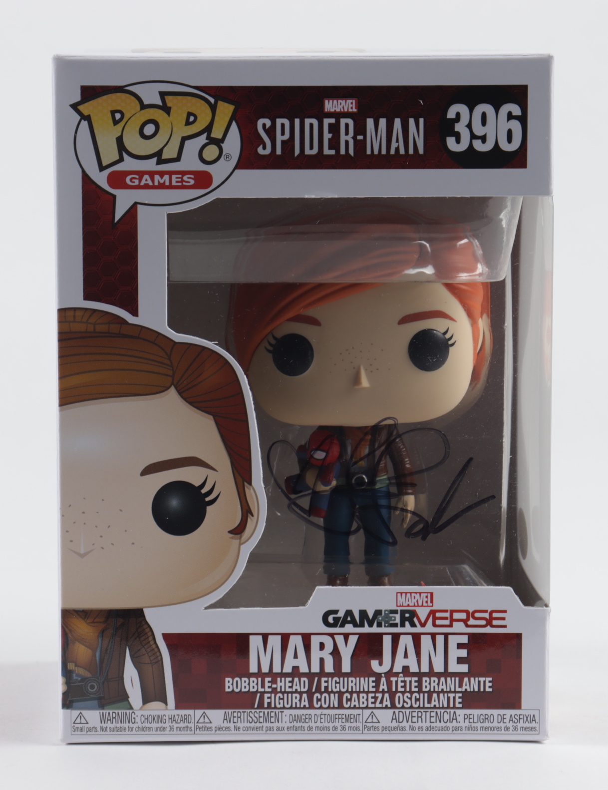 Lisa Loeb Signed "Spider-Man" #396 Mary Jane Funko Pop! Vinyl Figure (JSA COA) at PristineAuction.com Lisa Loeb Signed "Spider-Man" #396 Mary Jane Funko Pop! Vinyl Figure (JSA COA) at PristineAuction.com
