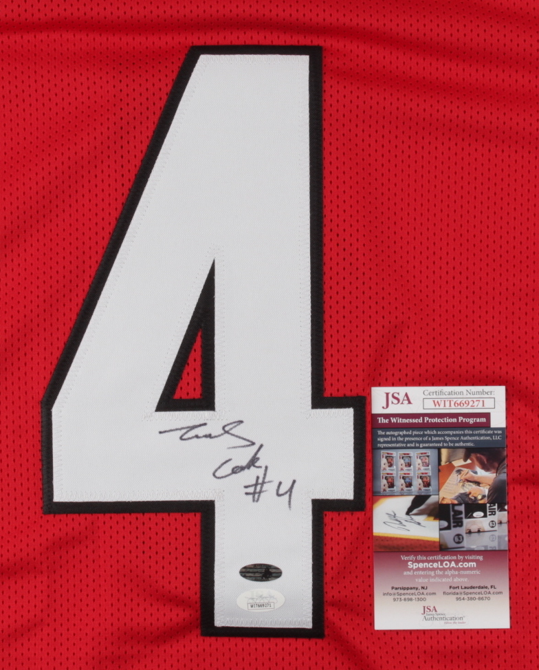 James Cook Signed Jersey (JSA COA & Cook Hologram) at PristineAuction.com James Cook Signed Jersey (JSA COA & Cook Hologram) at PristineAuction.com