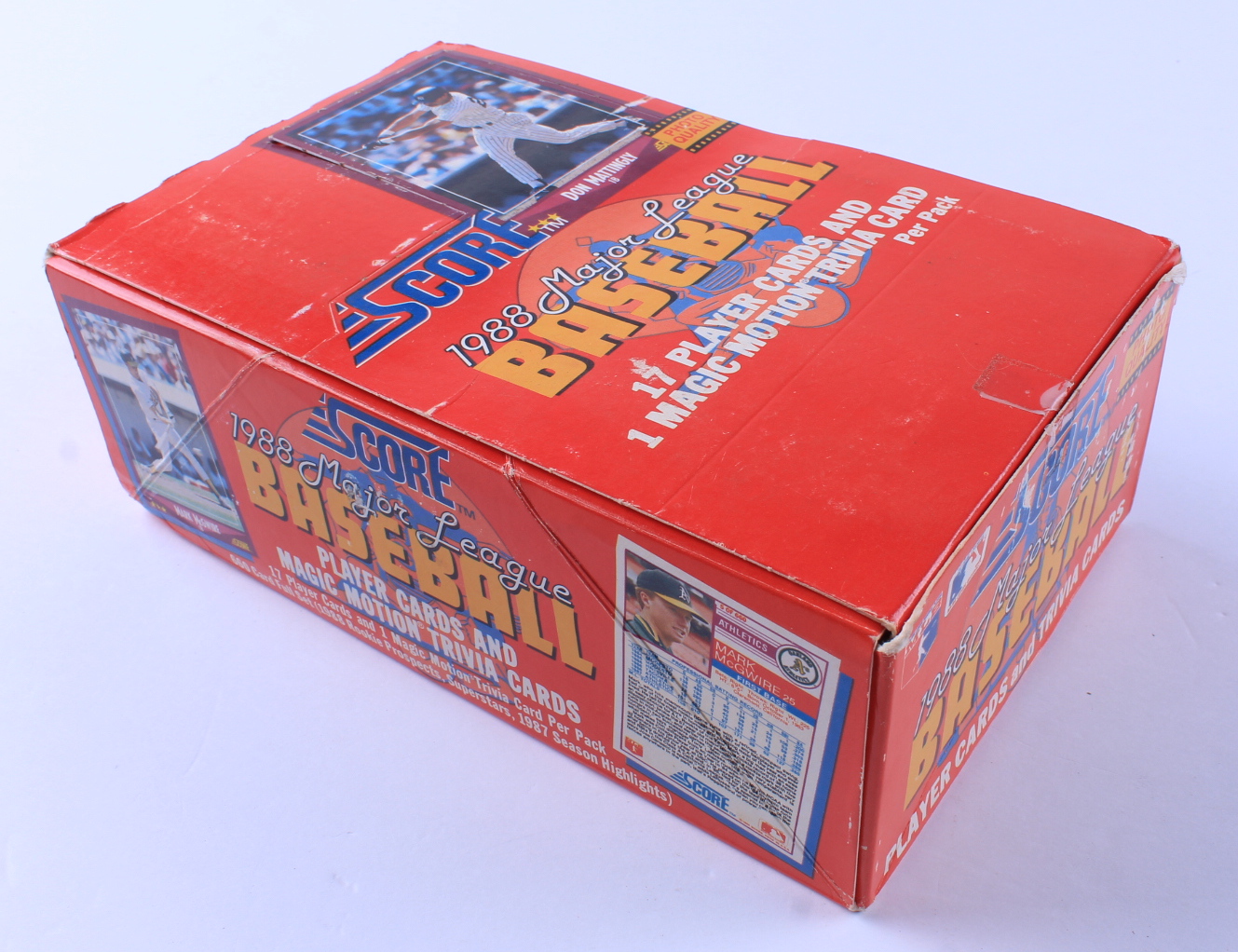 1988 Score Baseball Cards Box of (36) Packs at PristineAuction.com 1988 Score Baseball Cards Box of (36) Packs at PristineAuction.com