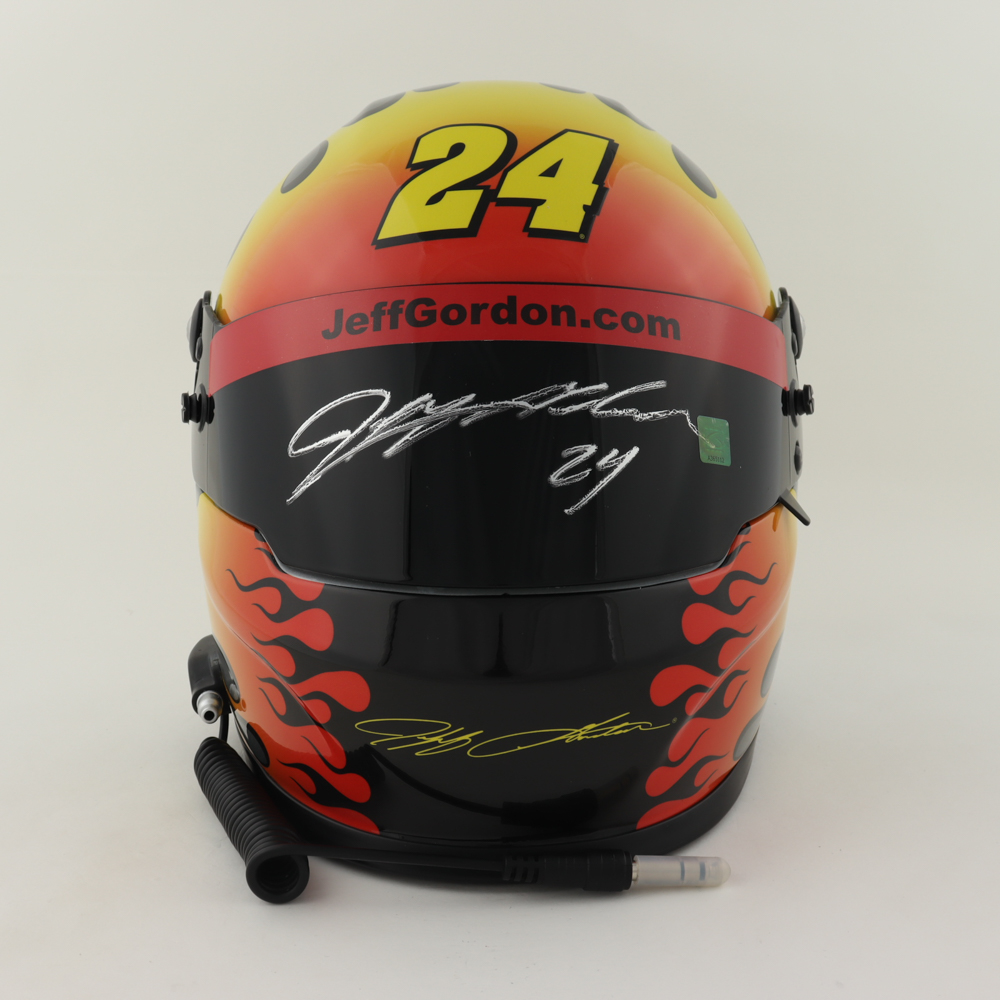 Jeff Gordon Signed NASCAR "24Ever" Career Highlight Full-Size Helmet (Gordon Hologram) (See Description) at PristineAuction.com Jeff Gordon Signed NASCAR "24Ever" Career Highlight Full-Size Helmet (Gordon Hologram) (See Description) at PristineAuction.com