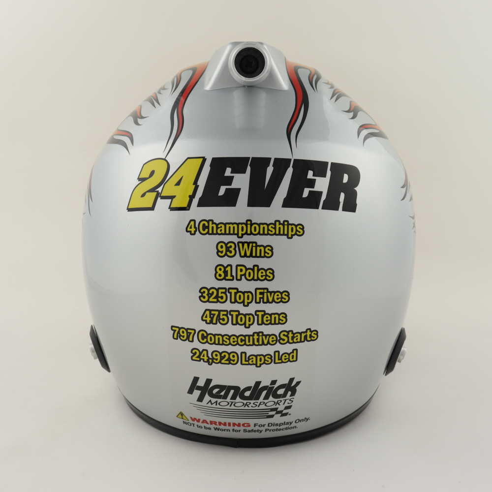 Jeff Gordon Signed NASCAR "24Ever" Career Highlight Full-Size Helmet (Gordon Hologram) (See Description) at PristineAuction.com Jeff Gordon Signed NASCAR "24Ever" Career Highlight Full-Size Helmet (Gordon Hologram) (See Description) at PristineAuction.com
