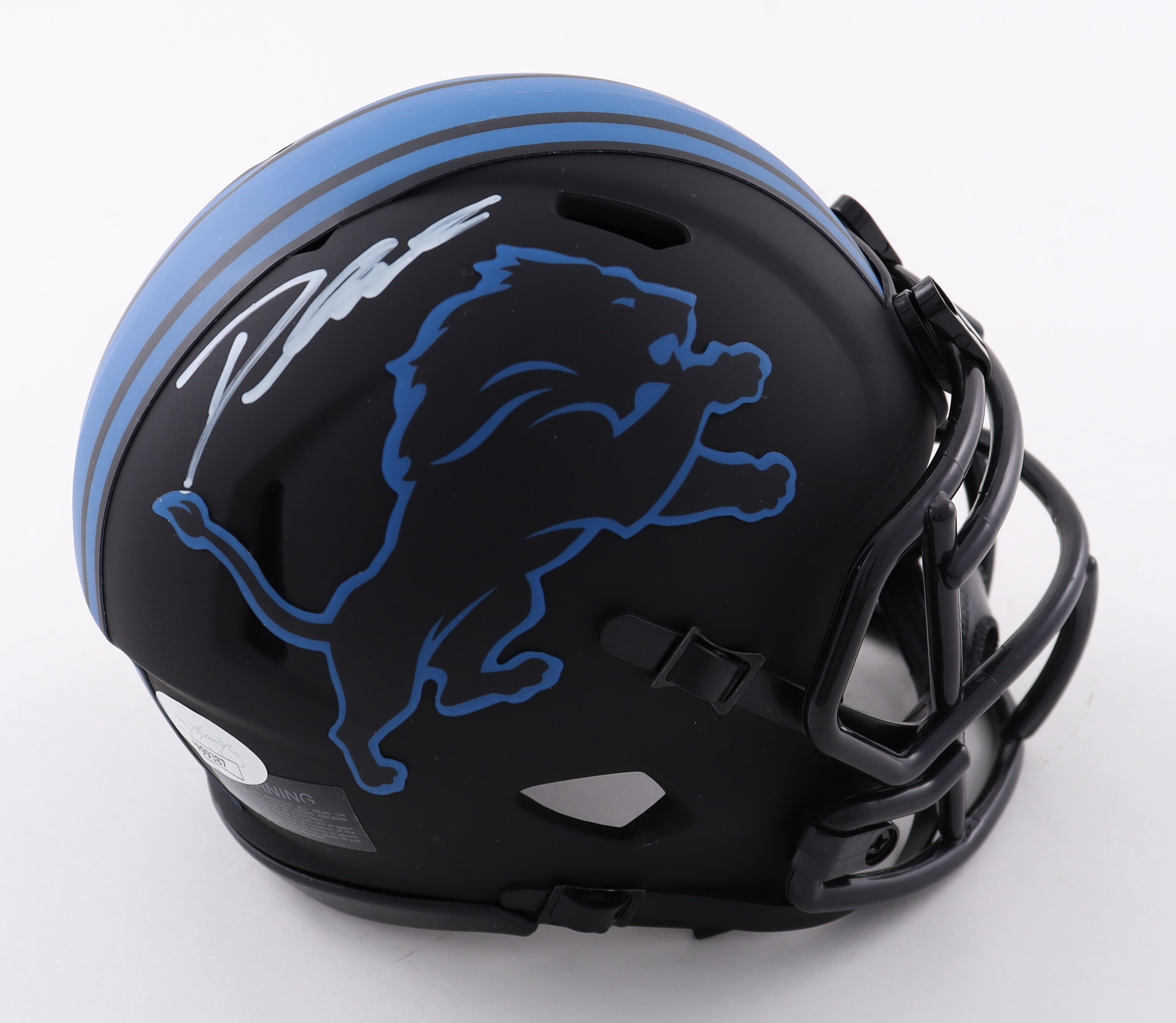 D'Andre Swift Signed Lions Eclipse Alternate Speed Mini Helmet (JSA COA) at PristineAuction.com D'Andre Swift Signed Lions Eclipse Alternate Speed Mini Helmet (JSA COA) at PristineAuction.com