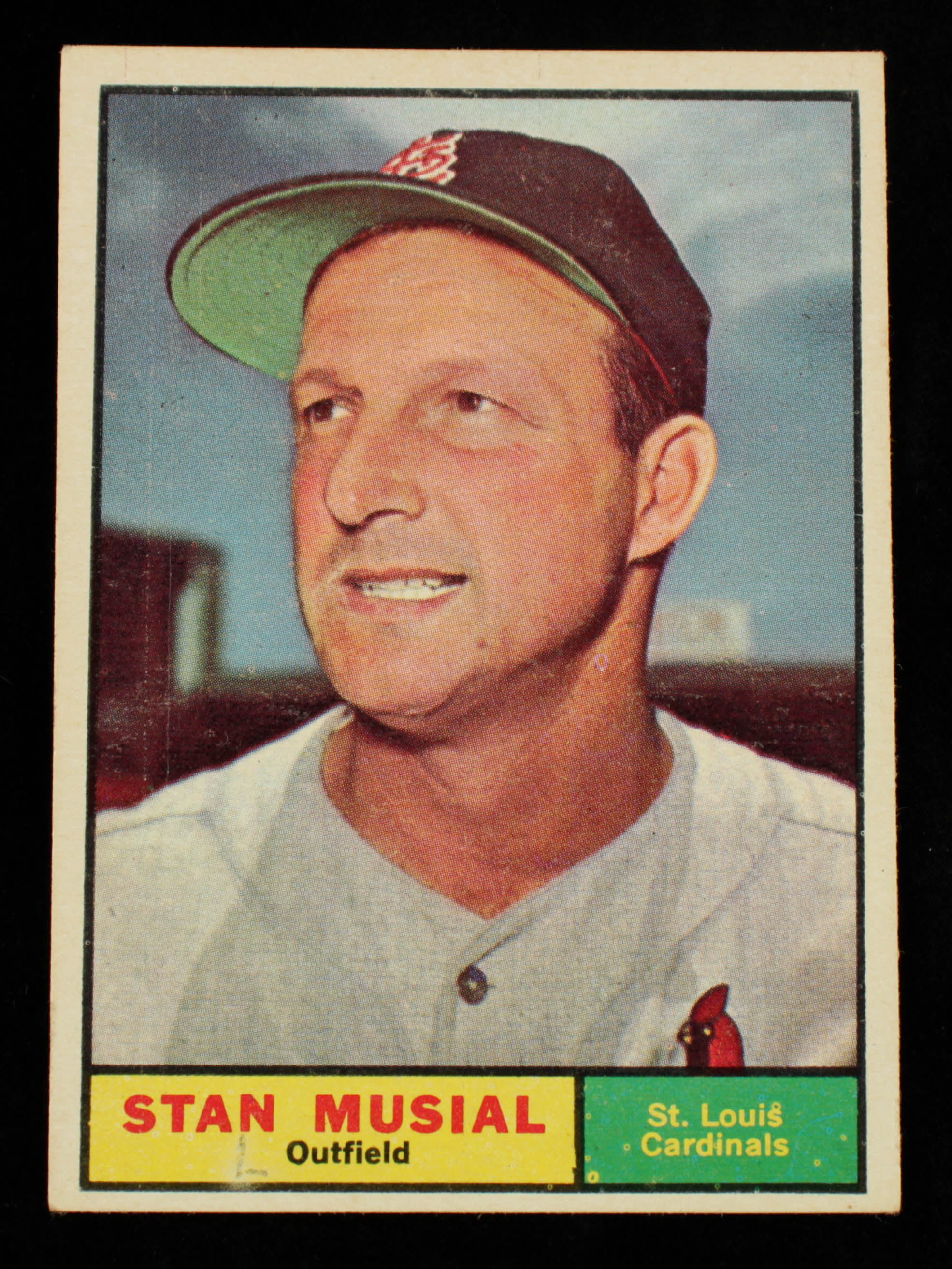 Stan Musial 1961 Topps #290 at PristineAuction.com Stan Musial 1961 Topps #290 at PristineAuction.com