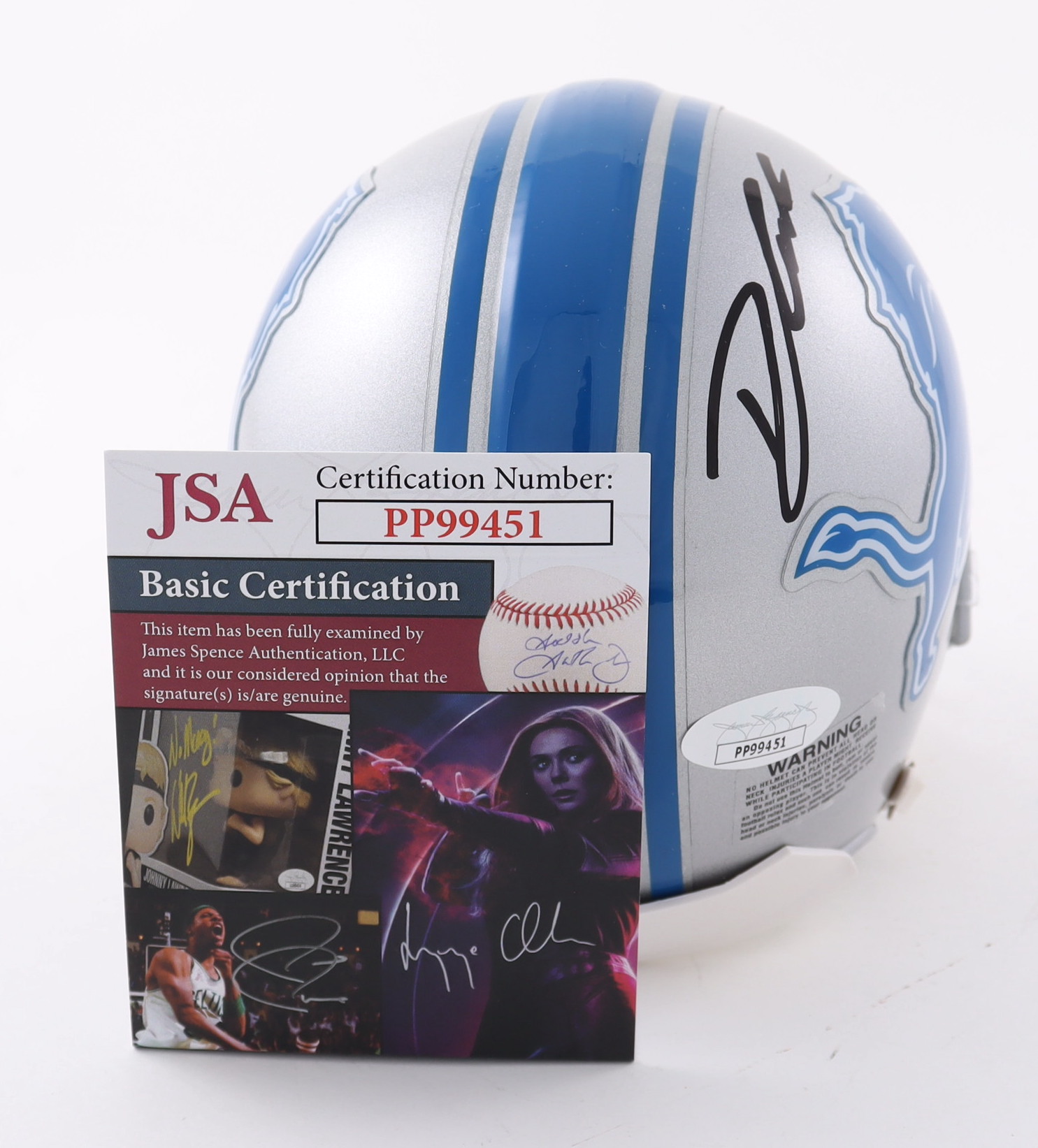 D'Andre Swift Signed Lions Mini Helmet (JSA COA) at PristineAuction.com D'Andre Swift Signed Lions Mini Helmet (JSA COA) at PristineAuction.com