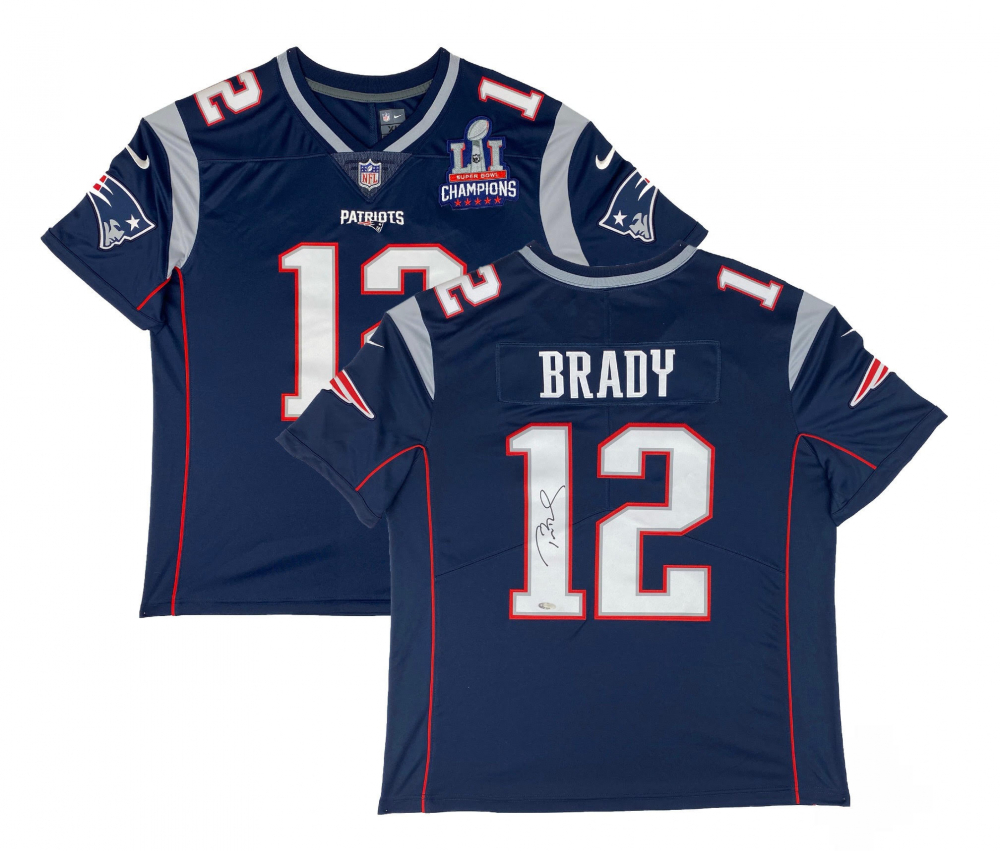 Tom Brady Signed Patriots Super Bowl 51 Champions Jersey (TriStar Hologram) at PristineAuction.com Tom Brady Signed Patriots Super Bowl 51 Champions Jersey (TriStar Hologram) at PristineAuction.com