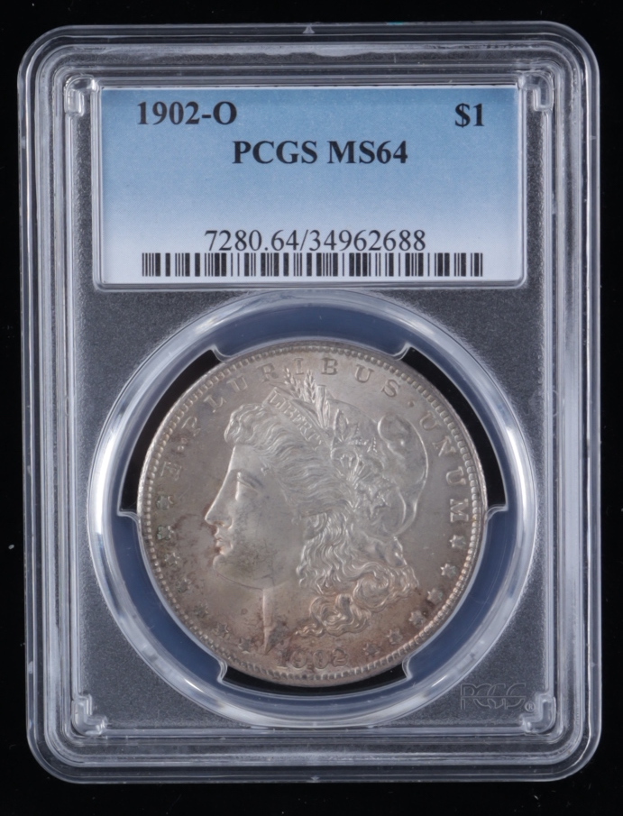 1902-O Morgan Silver Dollar (PCGS MS64) at PristineAuction.com 1902-O Morgan Silver Dollar (PCGS MS64) at PristineAuction.com
