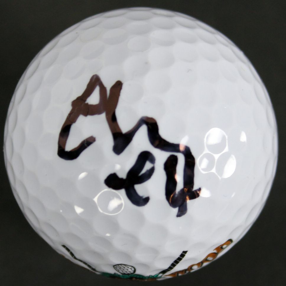 Chevy Chase Signed "Caddyshack" Bushwood Country Club Logo Golf Ball (Beckett) at PristineAuction.com Chevy Chase Signed "Caddyshack" Bushwood Country Club Logo Golf Ball (Beckett) at PristineAuction.com