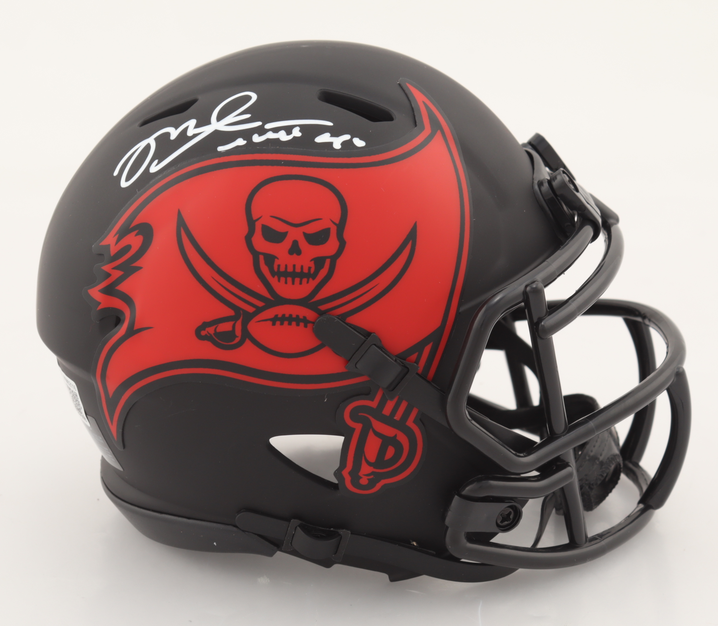 Mike Alstott Signed Buccaneers Eclipse Alternate Speed Mini Helmet (Beckett) at PristineAuction.com Mike Alstott Signed Buccaneers Eclipse Alternate Speed Mini Helmet (Beckett) at PristineAuction.com