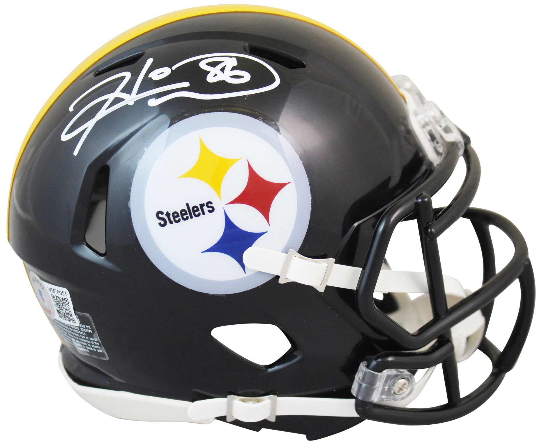 Hines Ward Signed Steelers Speed Mini Helmet (Beckett) at PristineAuction.com Hines Ward Signed Steelers Speed Mini Helmet (Beckett) at PristineAuction.com