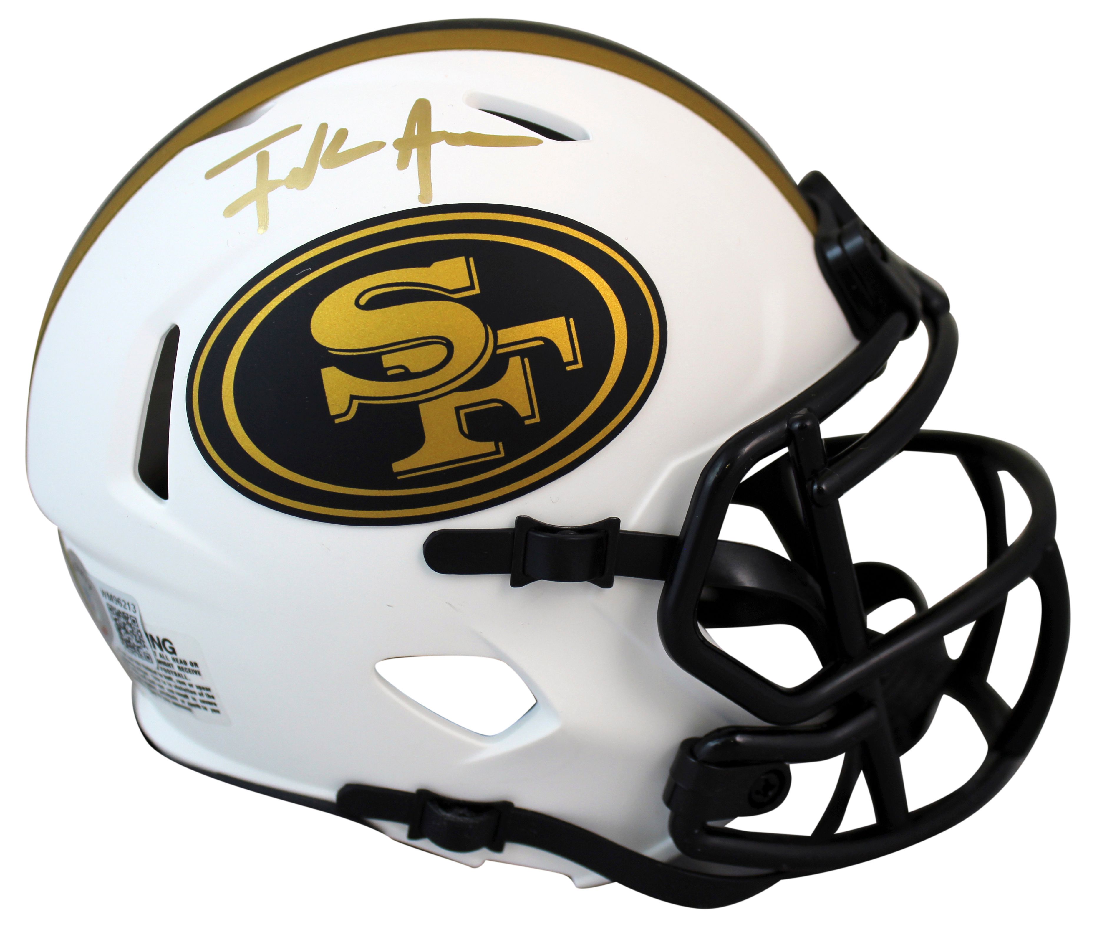 Frank Gore Signed 49ers Lunar Eclipse Alternate Speed Mini Helmet (Beckett) at PristineAuction.com Frank Gore Signed 49ers Lunar Eclipse Alternate Speed Mini Helmet (Beckett) at PristineAuction.com